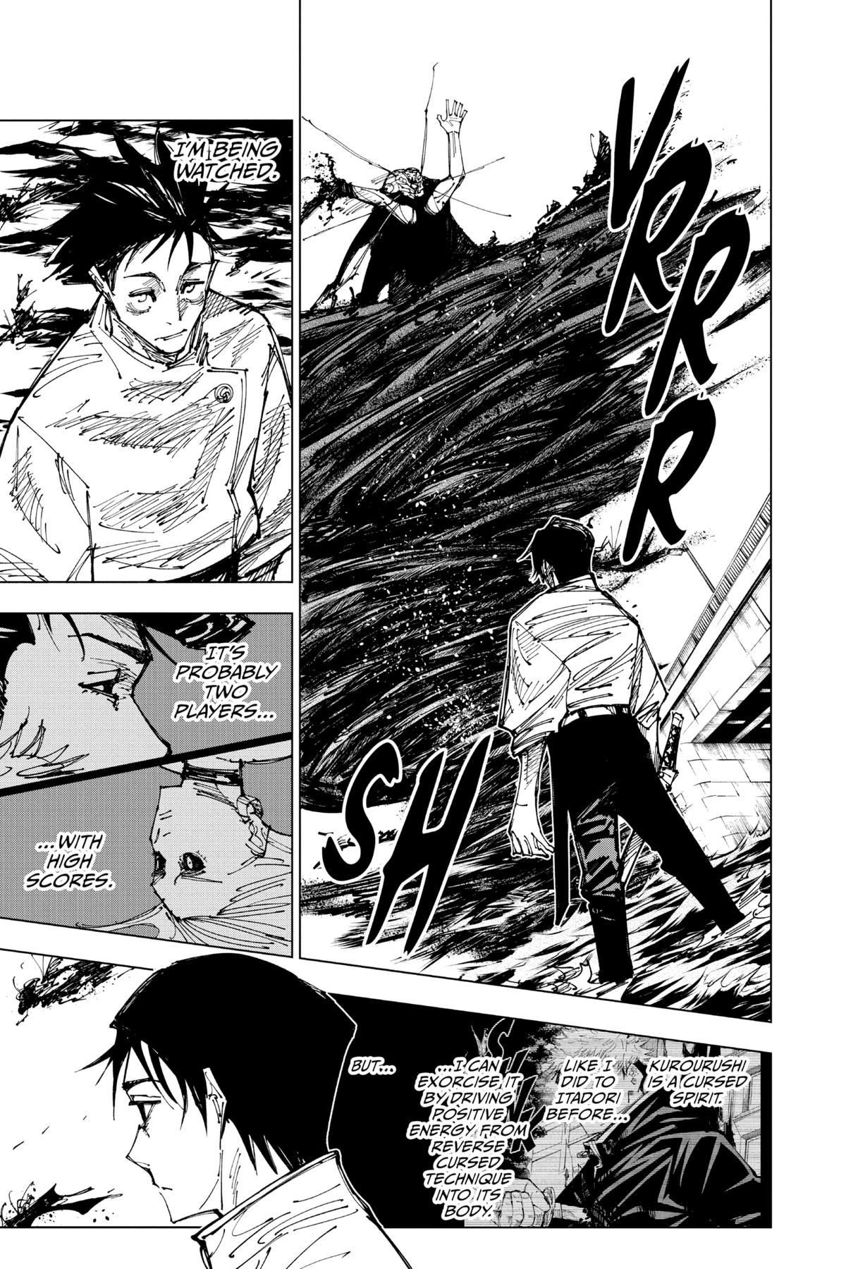 Jujutsu Kaisen Manga Chapter 175 page 7 - Sendai Colony, Part 2 scene