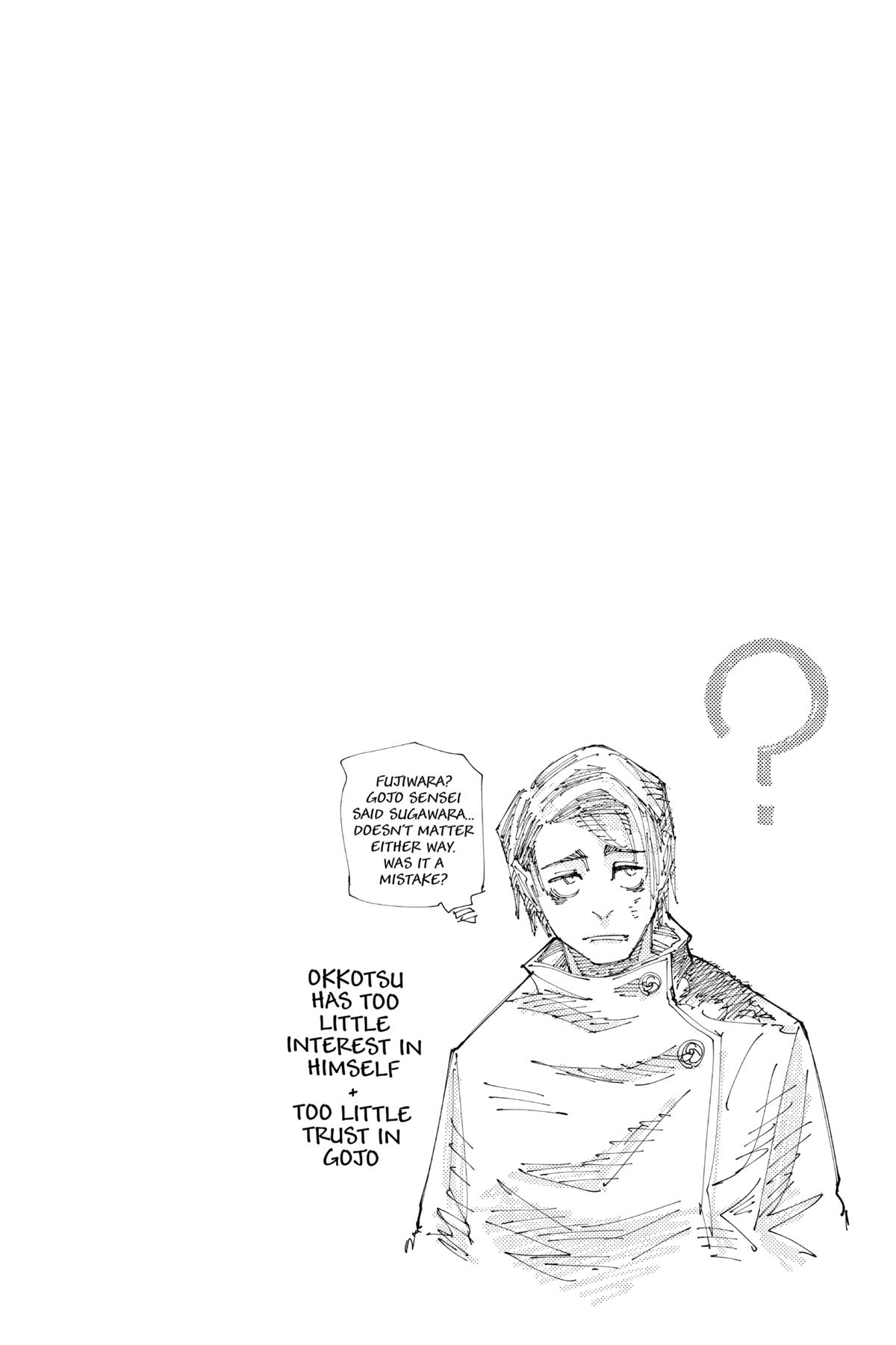 Jujutsu Kaisen Manga Chapter 176 page 18 - Sendai Colony, Part 3 scene