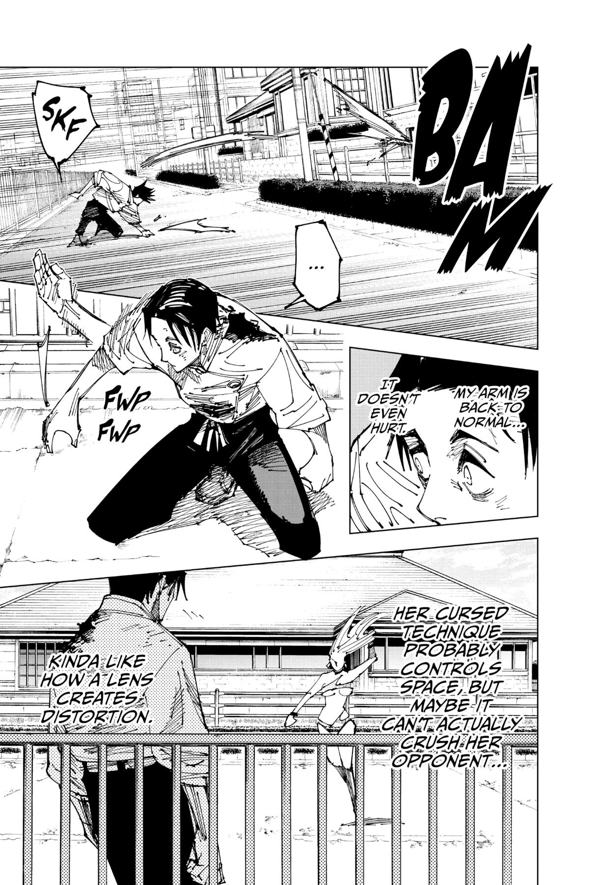 Jujutsu Kaisen Manga Chapter 176 page 5 - Sendai Colony, Part 3 scene