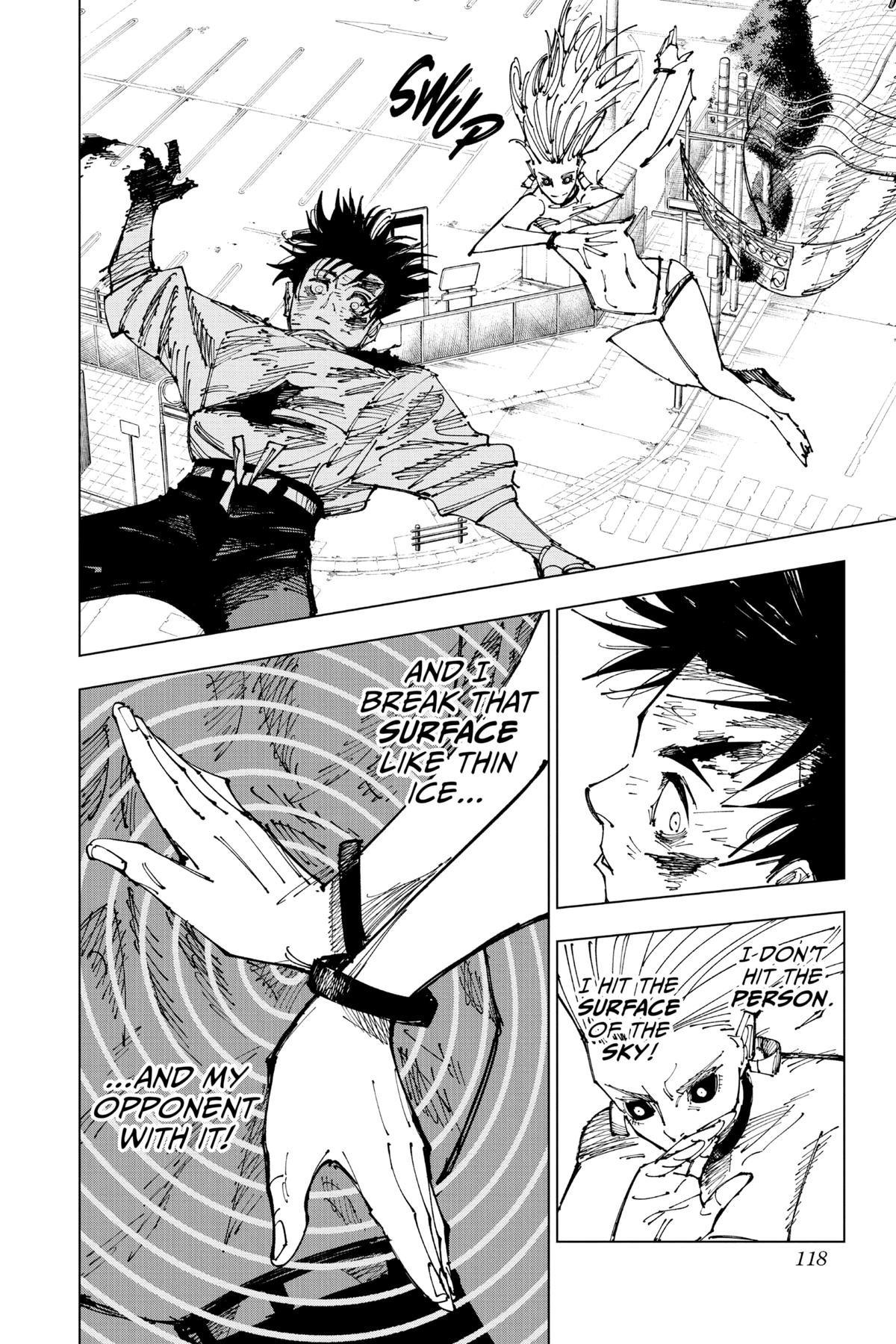 Jujutsu Kaisen Manga Chapter 177 page 11 - Sendai Colony, Part 4 scene