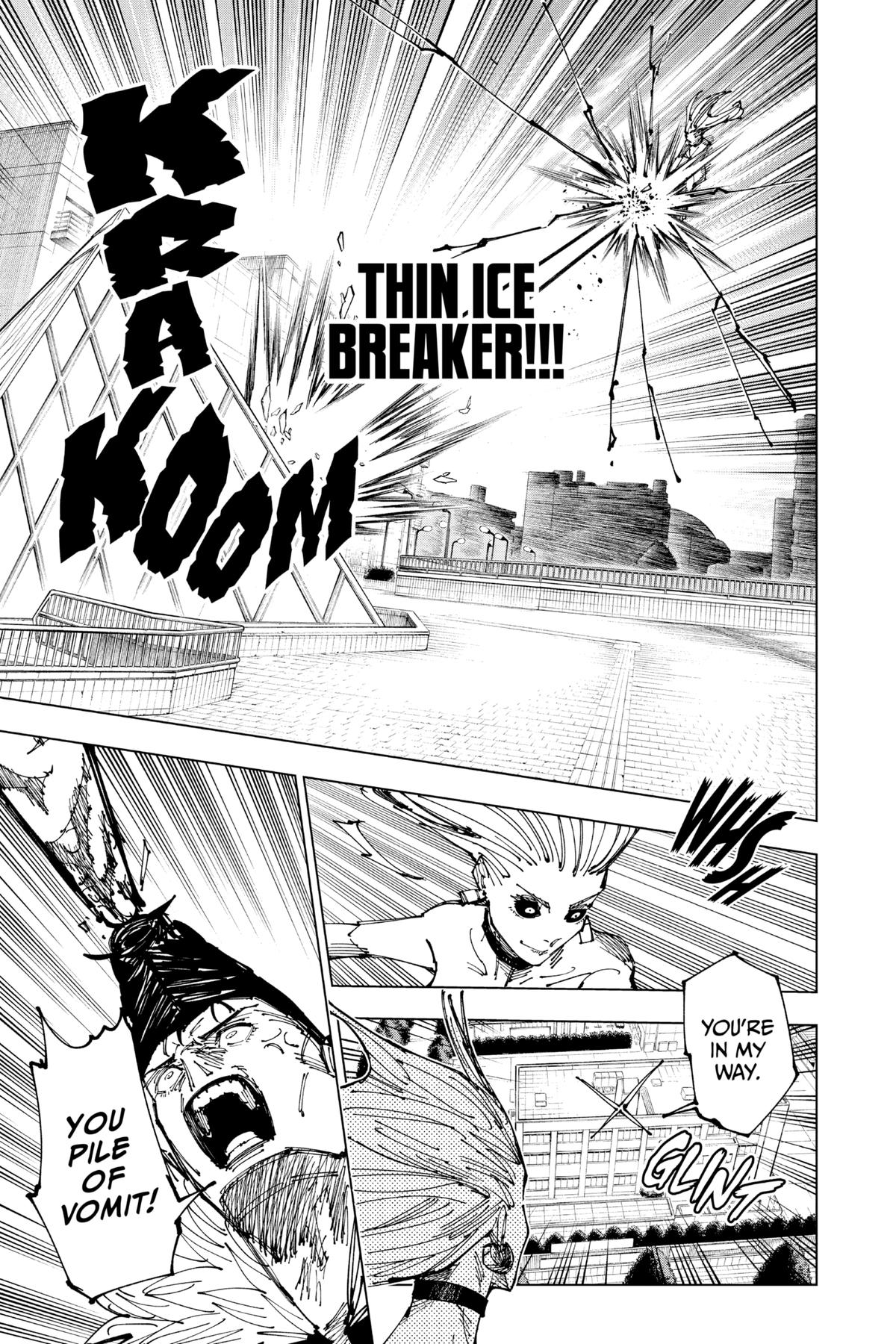 Jujutsu Kaisen Manga Chapter 177 page 12 - Sendai Colony, Part 4 scene