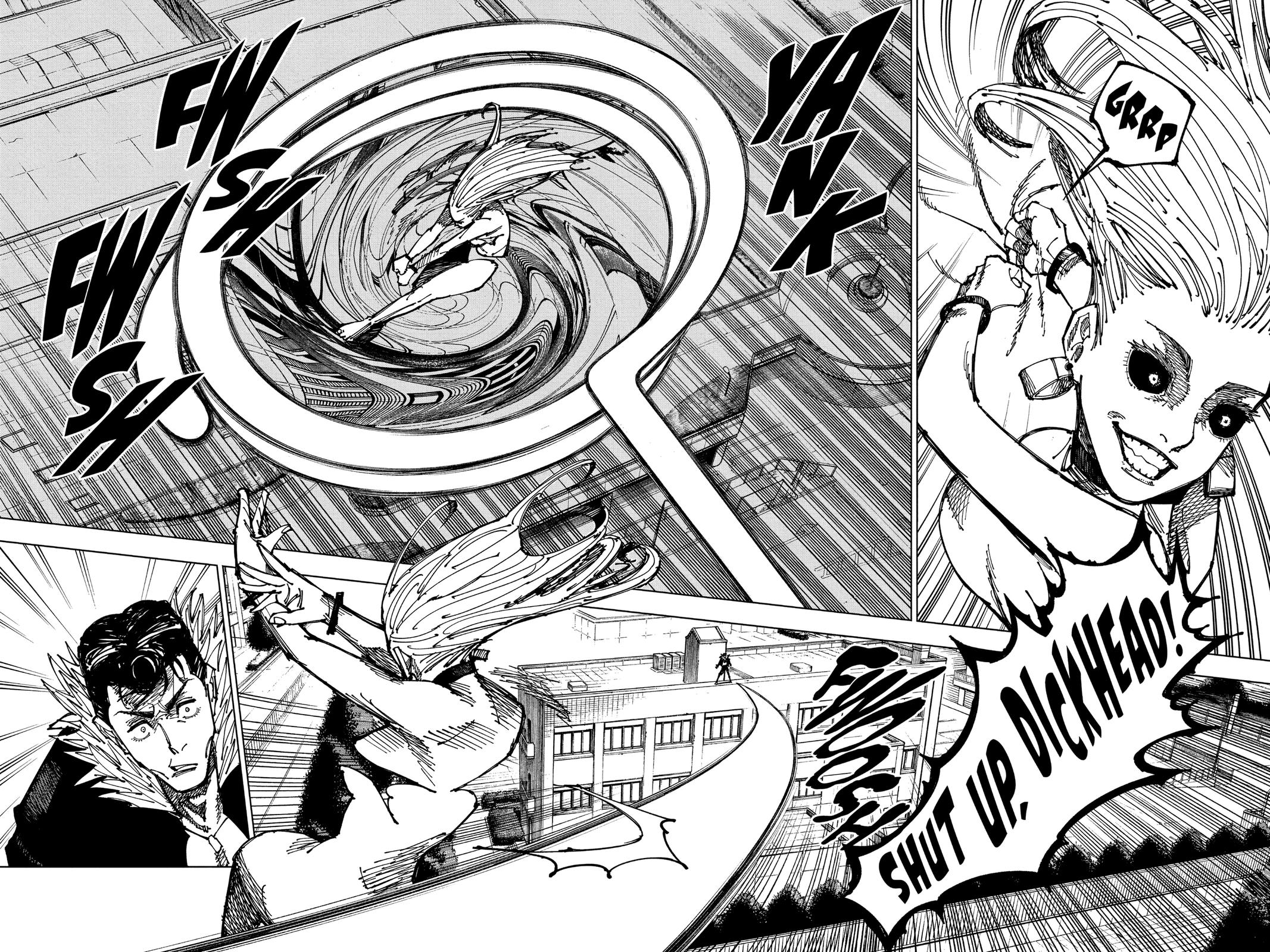 Jujutsu Kaisen Manga Chapter 177 page 13 - Sendai Colony, Part 4 scene