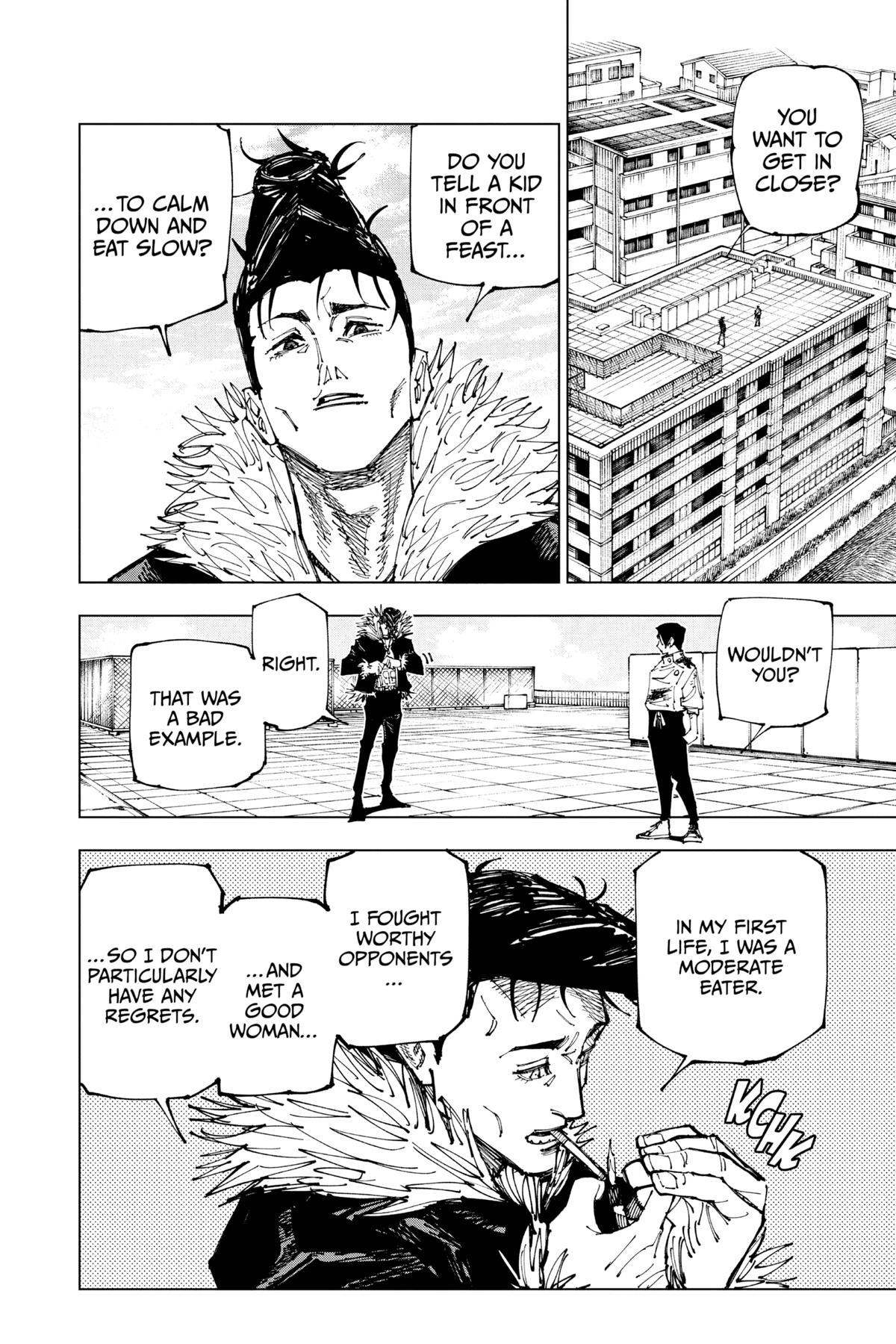 Jujutsu Kaisen Manga Chapter 177 page 2 - Sendai Colony, Part 4 scene