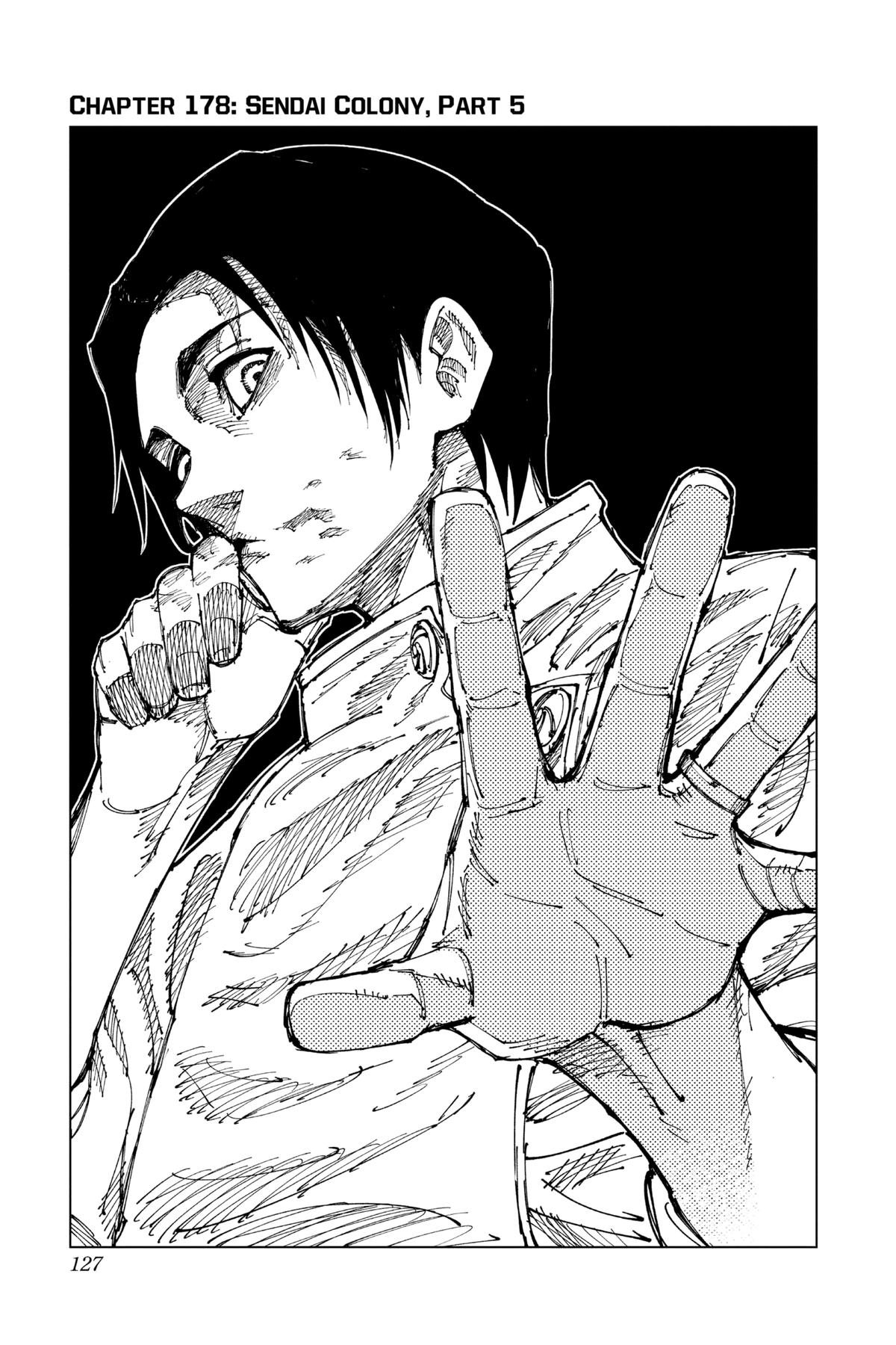 Jujutsu Kaisen Manga Chapter 178 page 1 - Sendai Colony, Part 5 scene