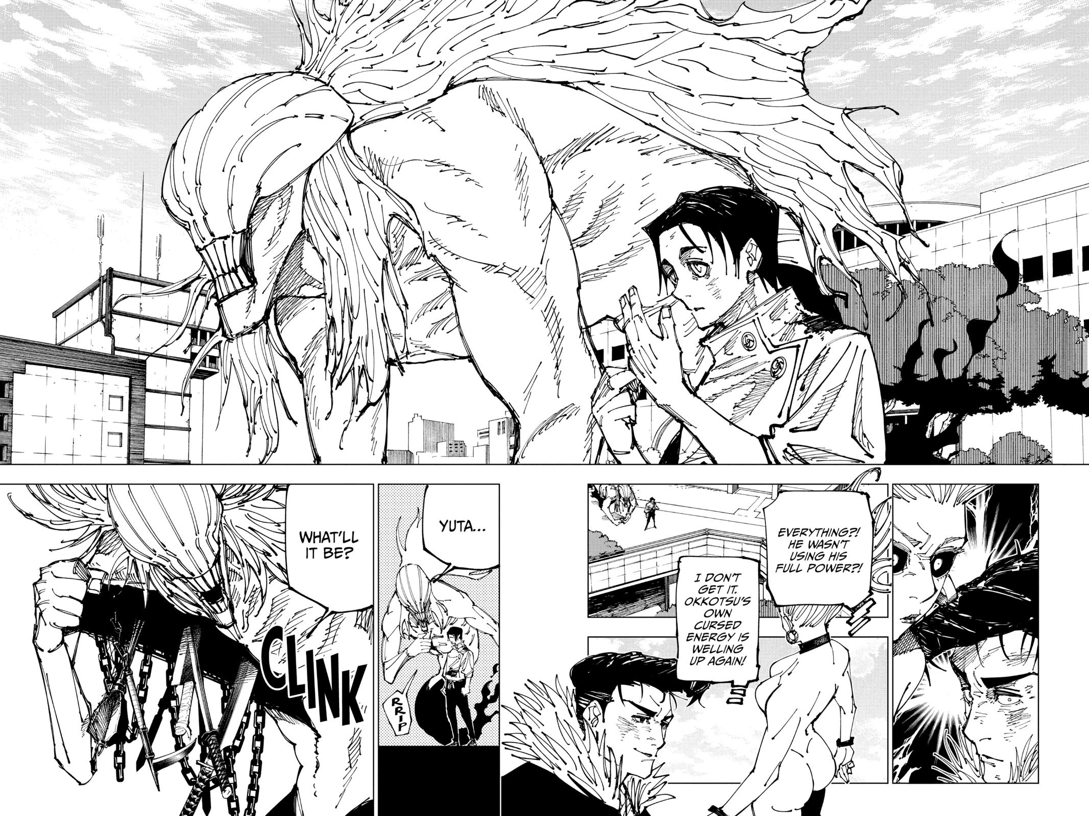 Jujutsu Kaisen Manga Chapter 178 page 2 - Sendai Colony, Part 5 scene