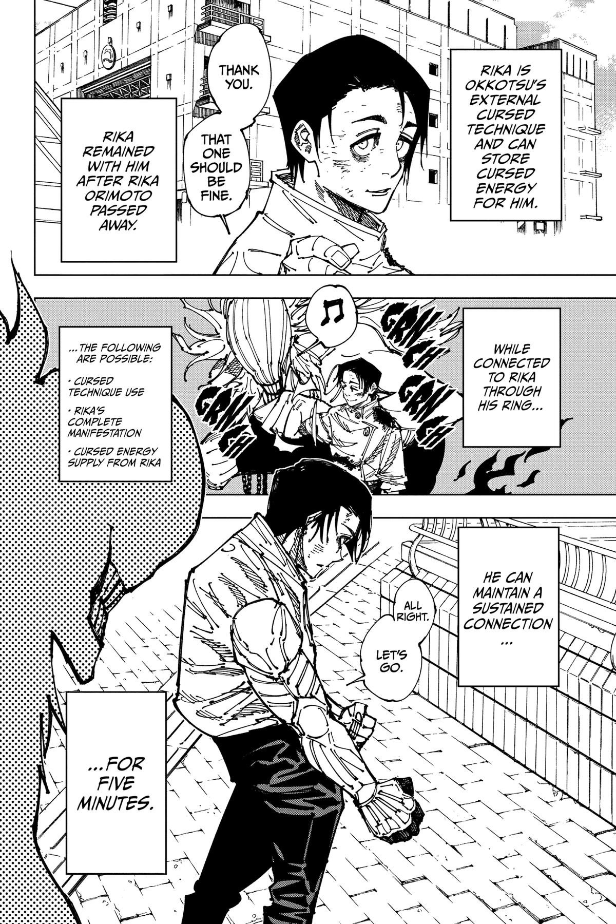 Jujutsu Kaisen Manga Chapter 178 page 3 - Sendai Colony, Part 5 scene