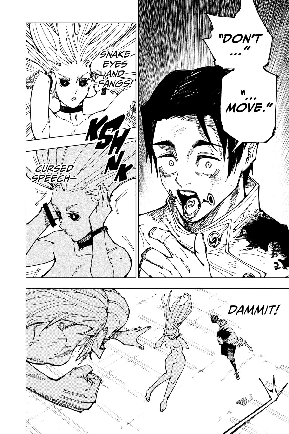 Jujutsu Kaisen Manga Chapter 178 page 5 - Sendai Colony, Part 5 scene