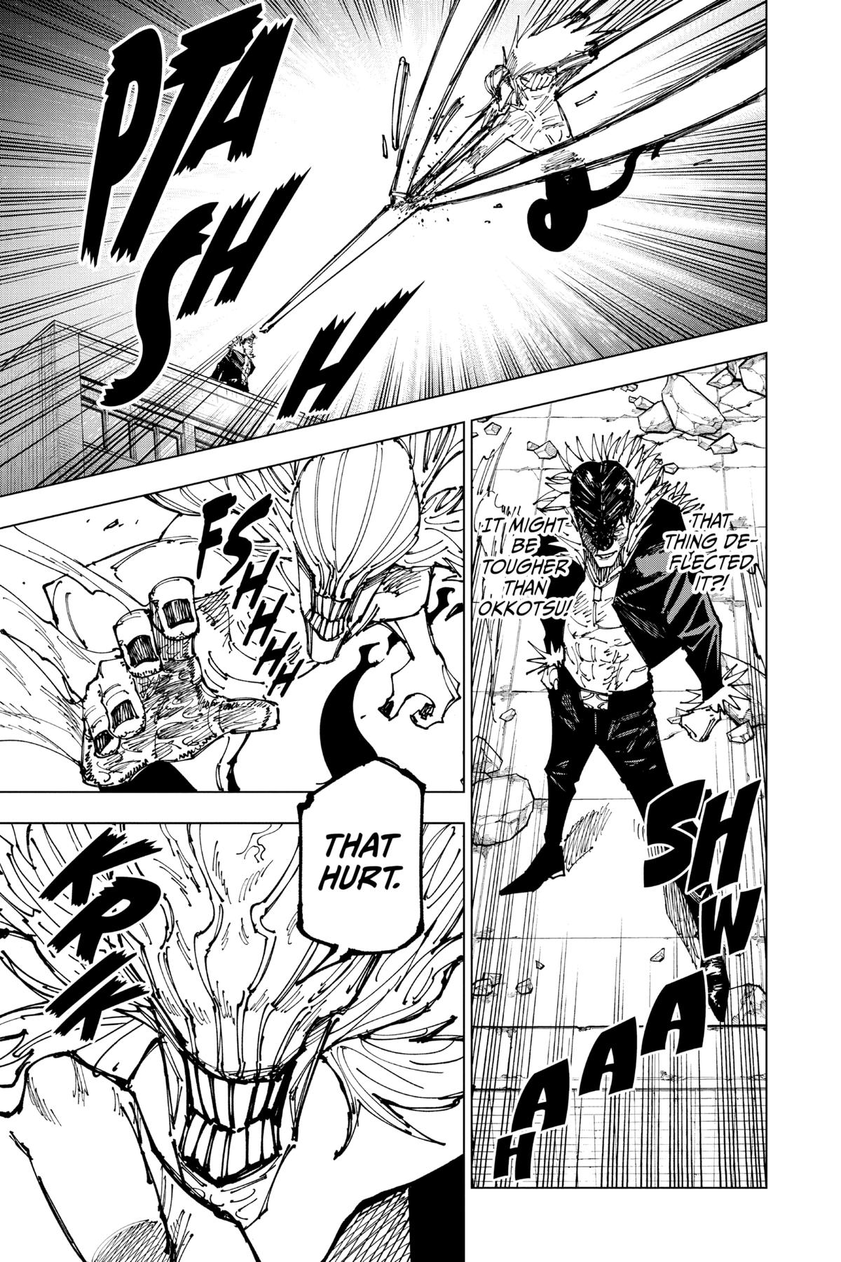 Jujutsu Kaisen Manga Chapter 178 page 8 - Sendai Colony, Part 5 scene