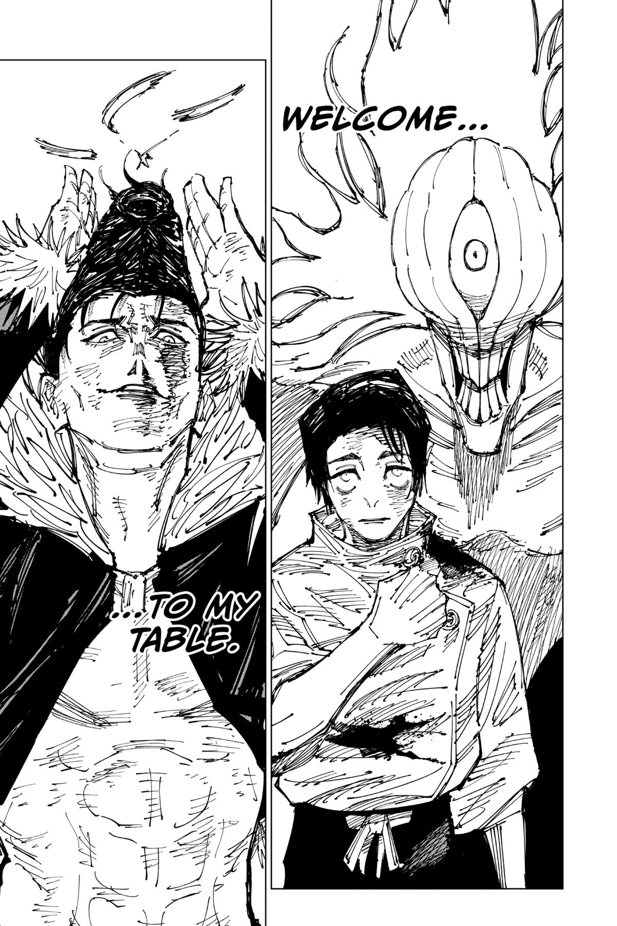 Jujutsu Kaisen Manga Chapter 179 page 14 - Sendai Colony, Part 6 scene