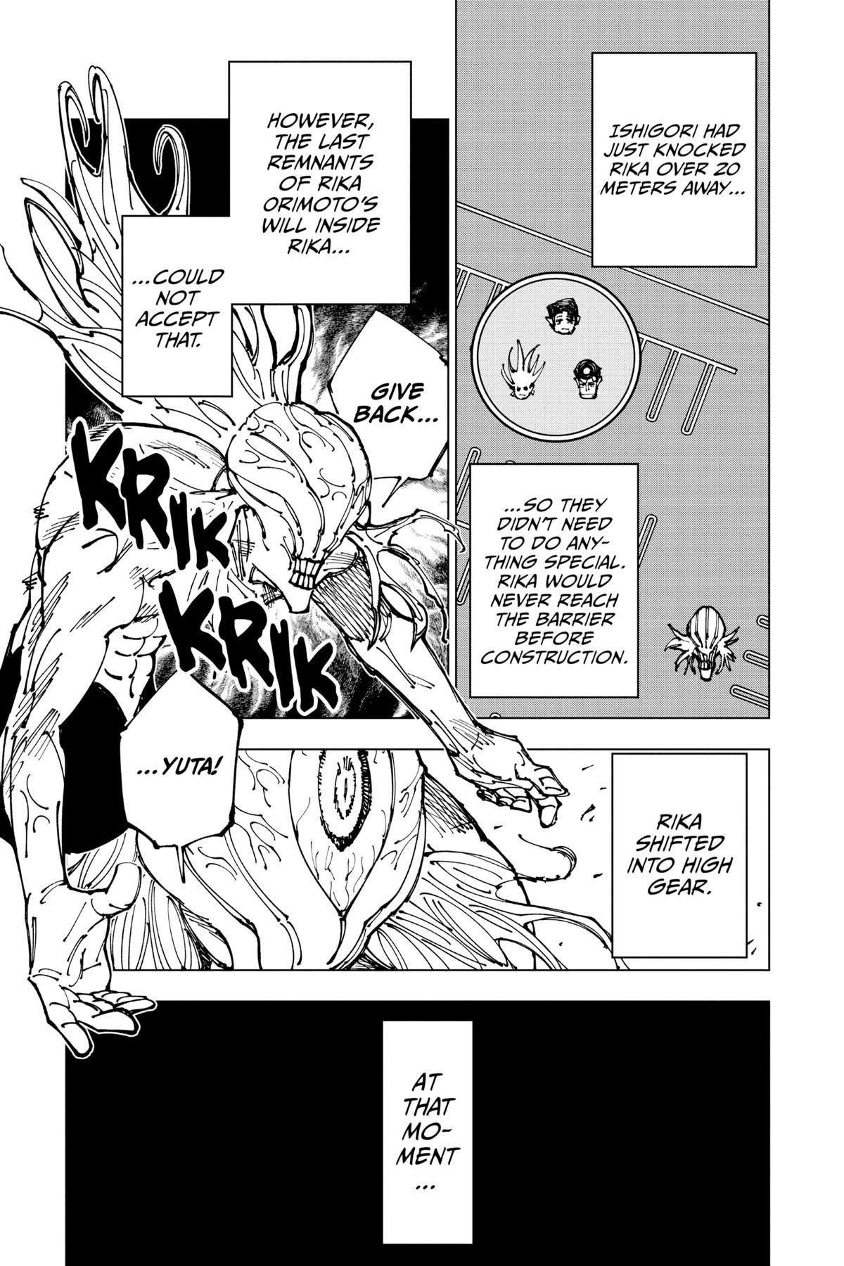 Jujutsu Kaisen Manga Chapter 179 page 3 - Sendai Colony, Part 6 scene