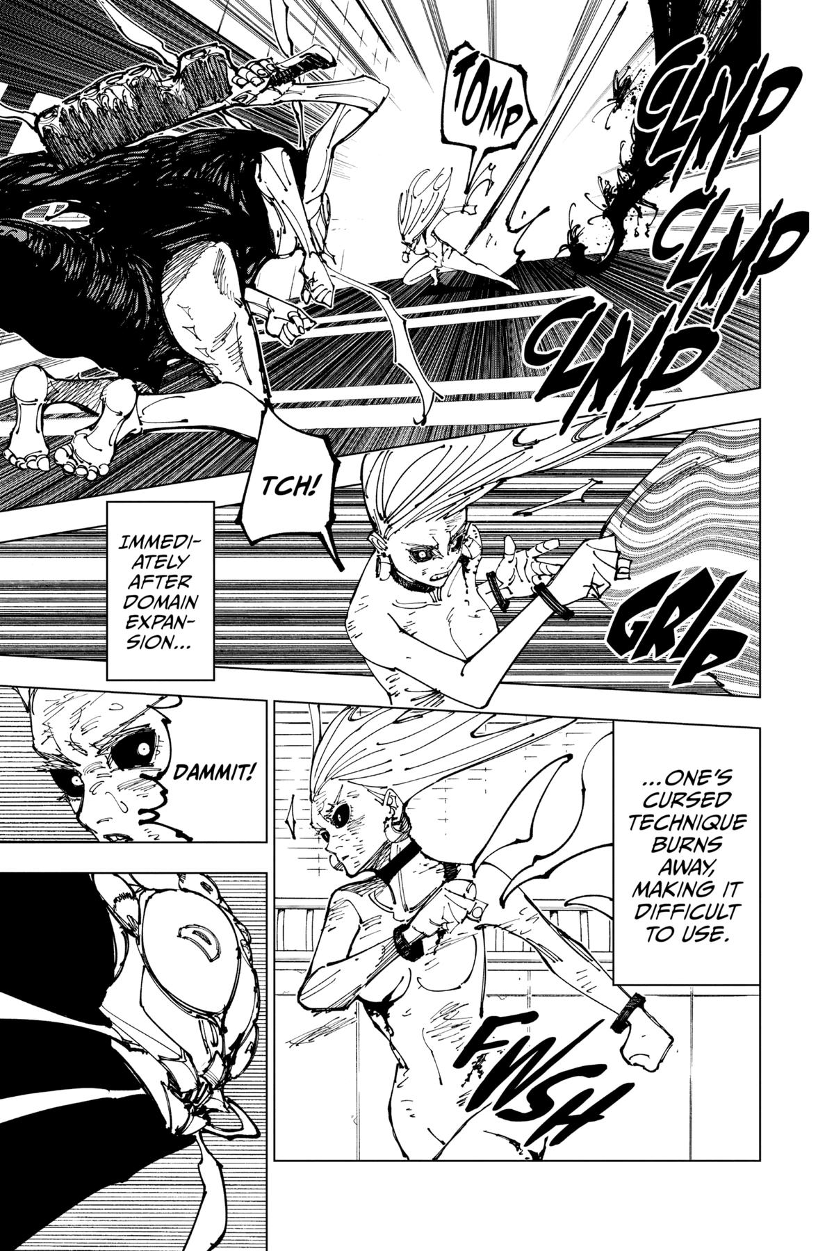 Jujutsu Kaisen Manga Chapter 179 page 9 - Sendai Colony, Part 6 scene