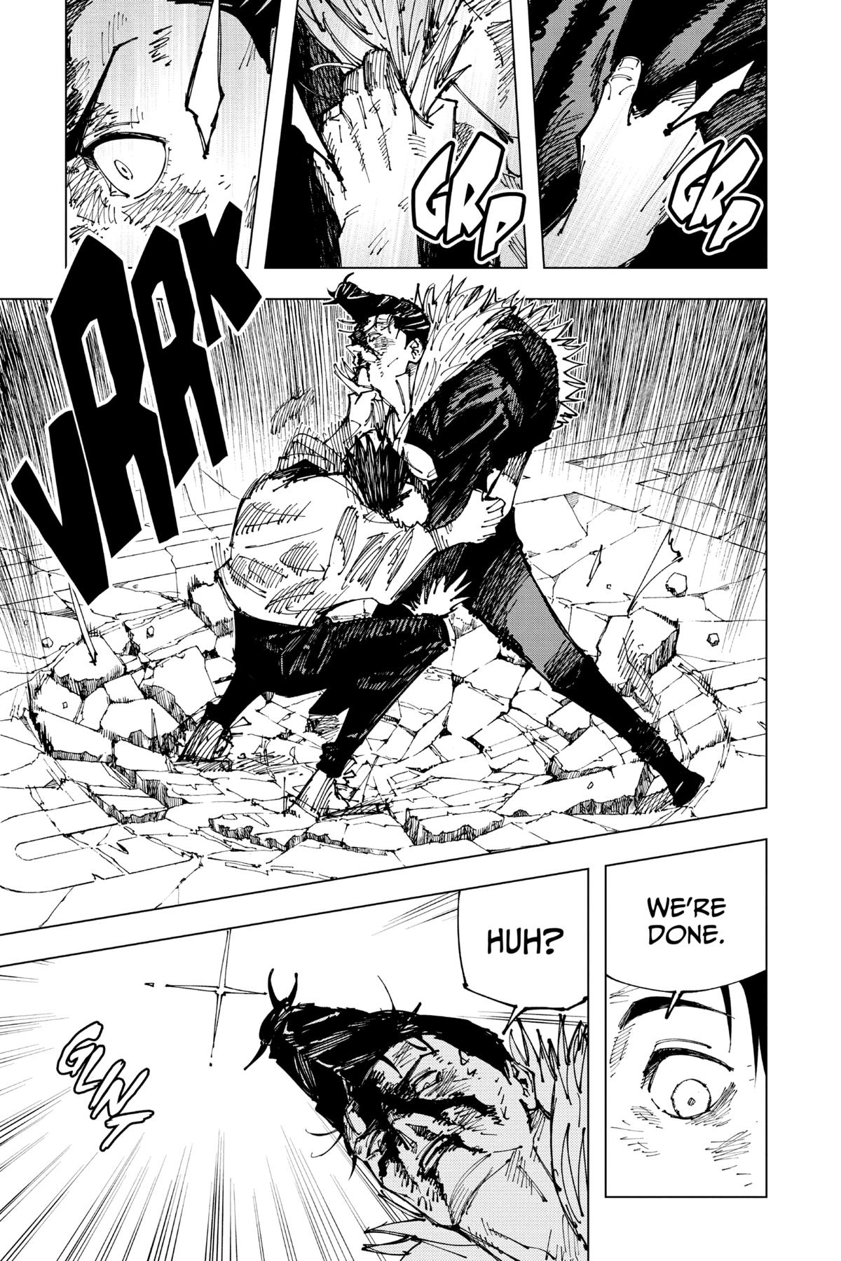 Jujutsu Kaisen Manga Chapter 180 page 14 - Sendai Colony, Part 7 scene