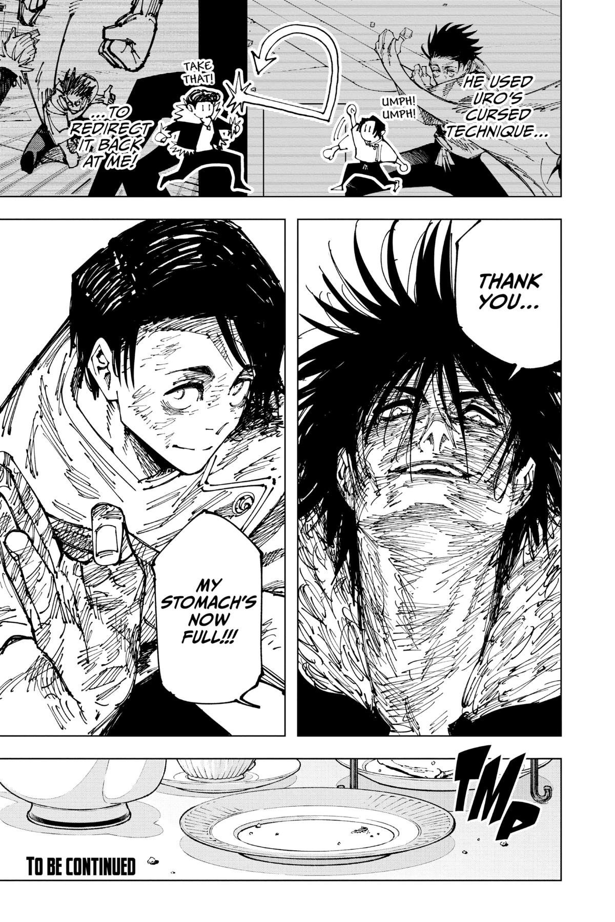 Jujutsu Kaisen Manga Chapter 180 page 16 - Sendai Colony, Part 7 scene