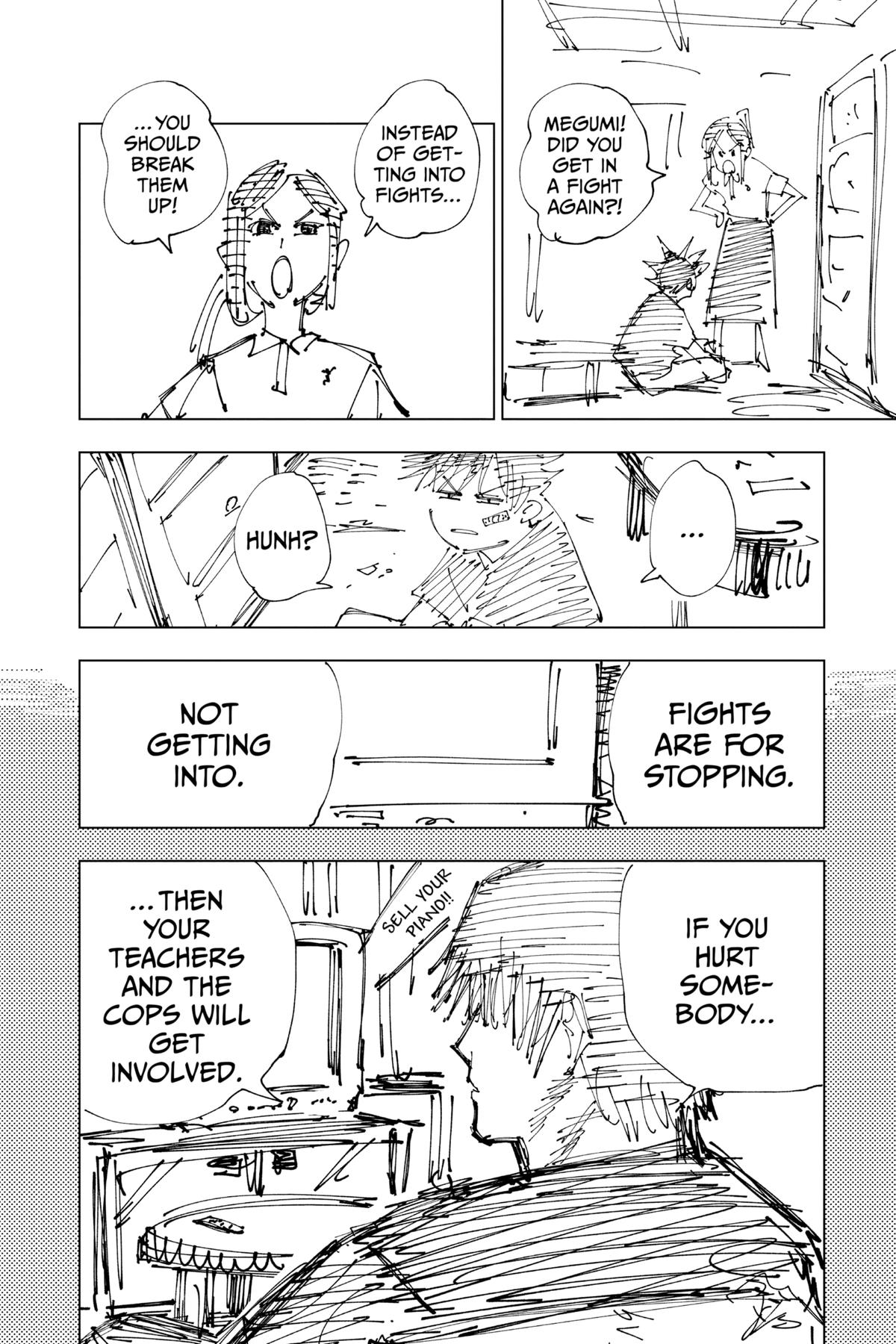 Jujutsu Kaisen Manga Chapter 180 page 21 - Sendai Colony, Part 7 scene