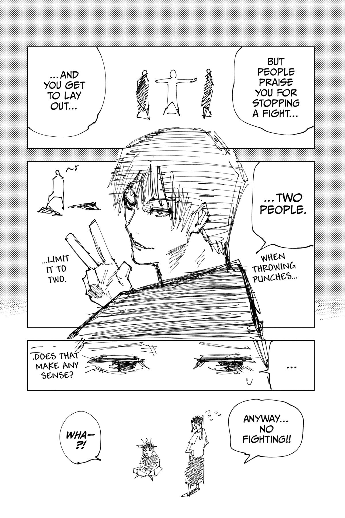 Jujutsu Kaisen Manga Chapter 180 page 22 - Sendai Colony, Part 7 scene
