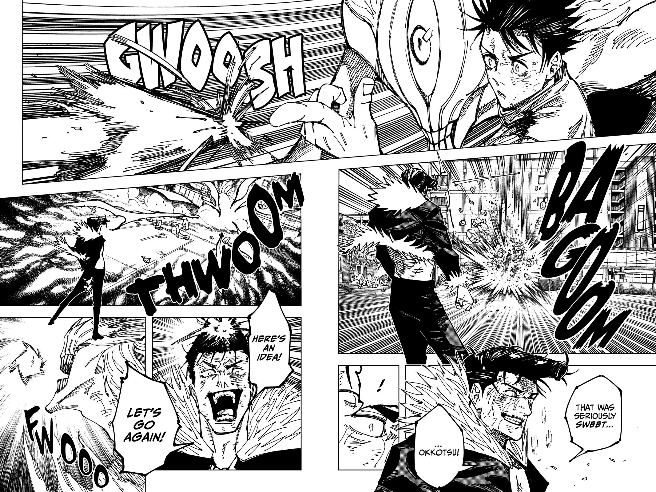 Jujutsu Kaisen Manga Chapter 180 page 4 - Sendai Colony, Part 7 scene