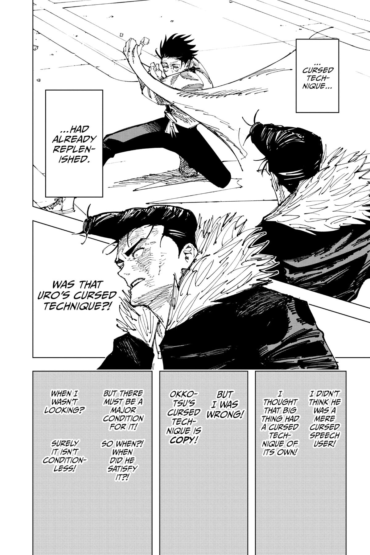 Jujutsu Kaisen Manga Chapter 180 page 9 - Sendai Colony, Part 7 scene