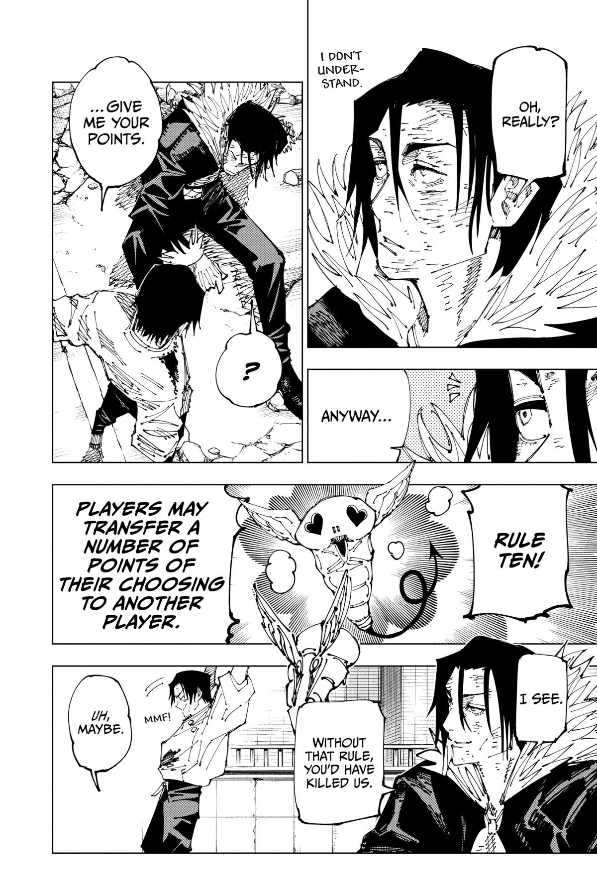 Jujutsu Kaisen Manga Chapter 181 page 13 - Tokyo No. 2 Colony, Part 1 scene