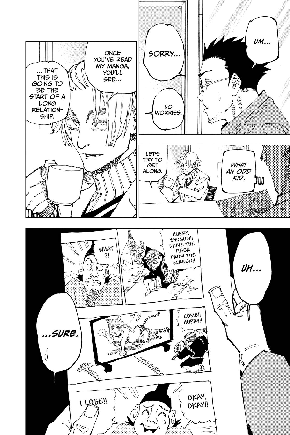 Jujutsu Kaisen Manga Chapter 181 page 17 - Tokyo No. 2 Colony, Part 1 scene