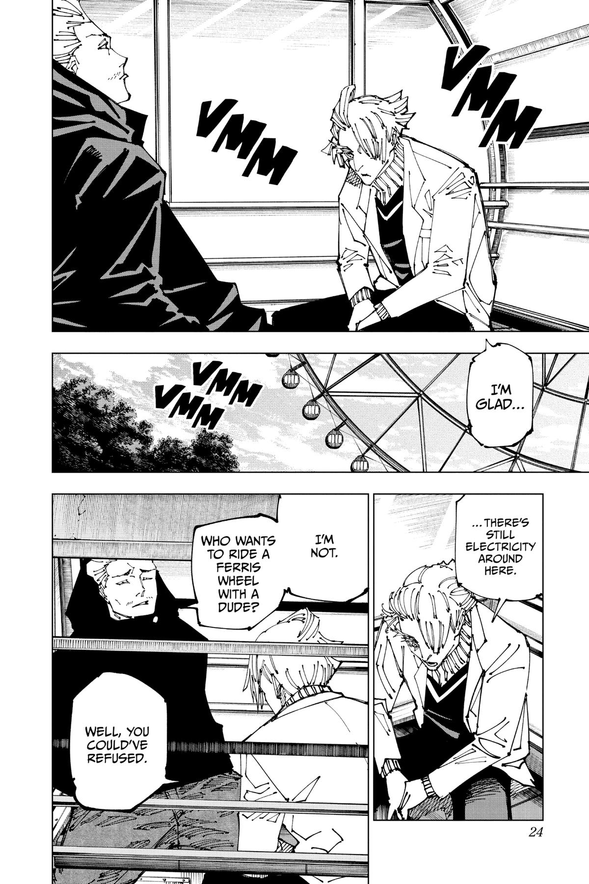 Jujutsu Kaisen Manga Chapter 181 page 23 - Tokyo No. 2 Colony, Part 1 scene