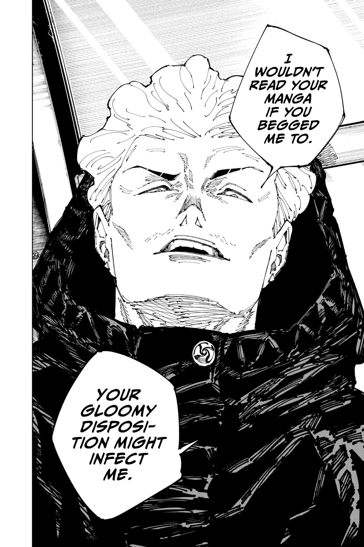 Jujutsu Kaisen Manga Chapter 181 page 27 - Tokyo No. 2 Colony, Part 1 scene