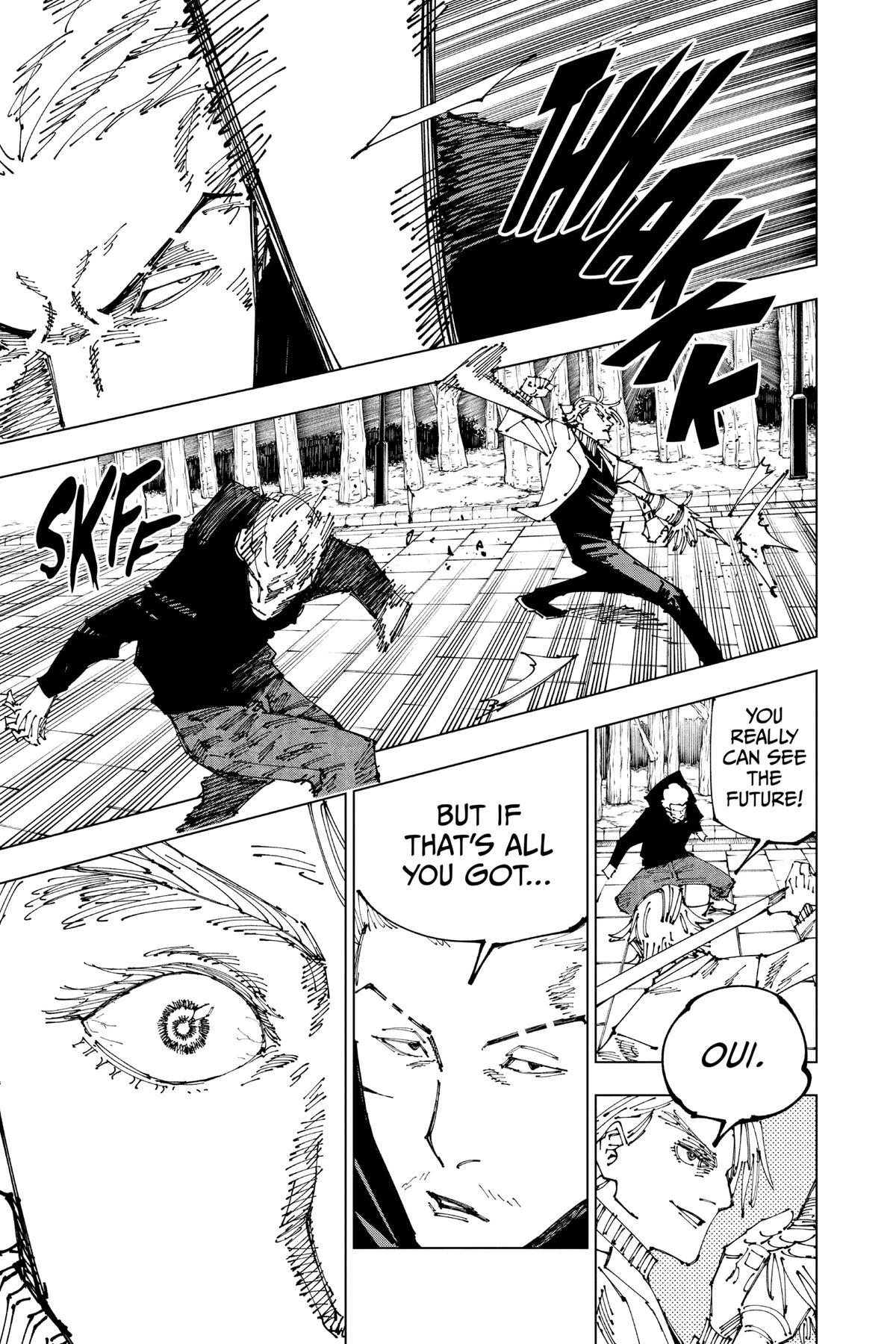 Jujutsu Kaisen Manga Chapter 182 page 11 - Tokyo No. 2 Colony, Part 2 scene