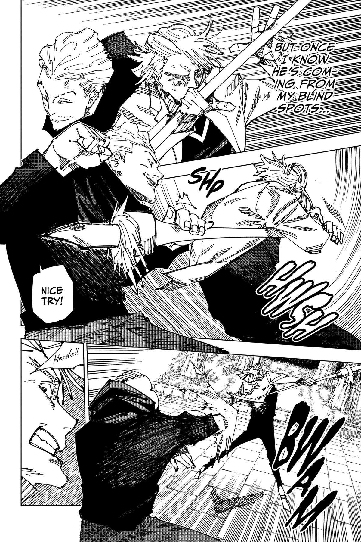 Jujutsu Kaisen Manga Chapter 182 page 14 - Tokyo No. 2 Colony, Part 2 scene