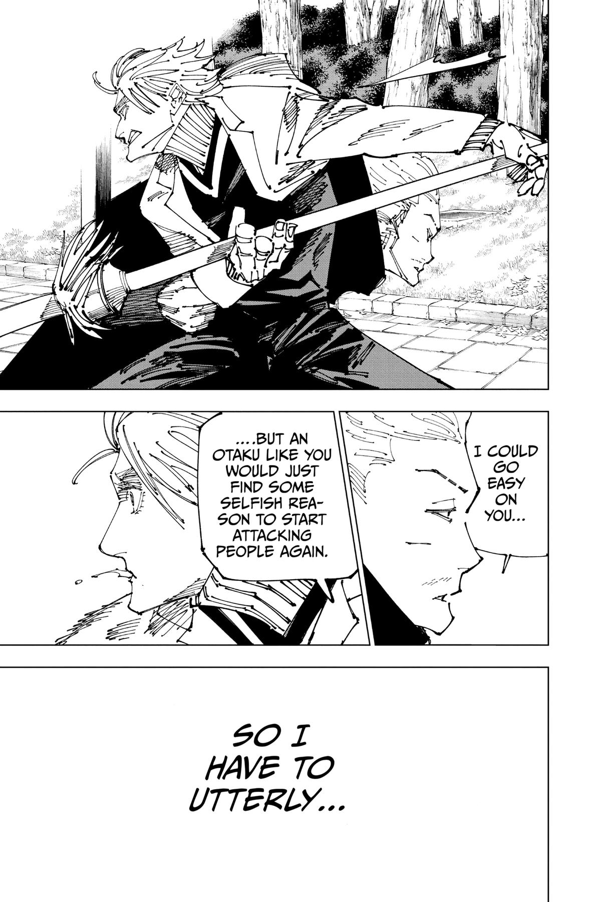 Jujutsu Kaisen Manga Chapter 182 page 15 - Tokyo No. 2 Colony, Part 2 scene