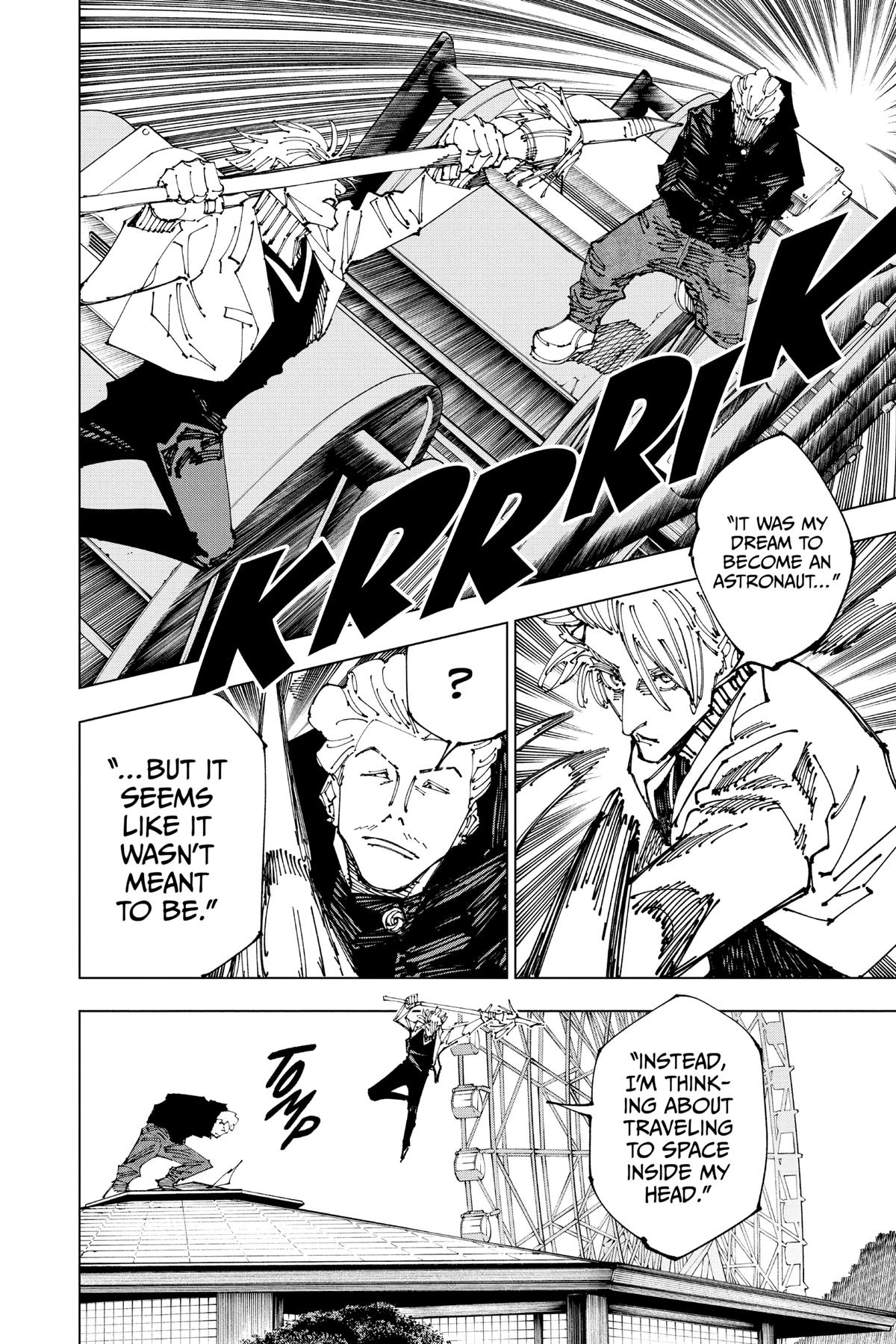 Jujutsu Kaisen Manga Chapter 182 page 2 - Tokyo No. 2 Colony, Part 2 scene