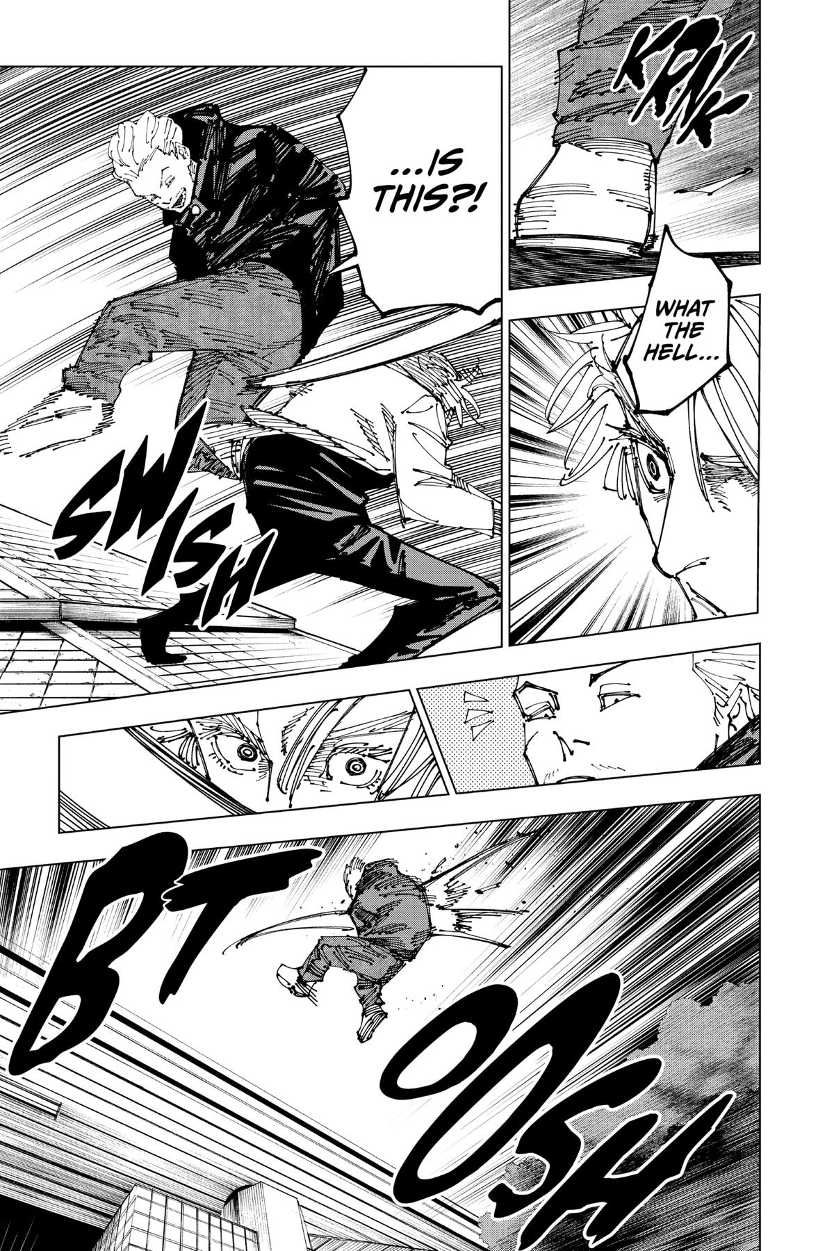 Jujutsu Kaisen Manga Chapter 182 page 7 - Tokyo No. 2 Colony, Part 2 scene