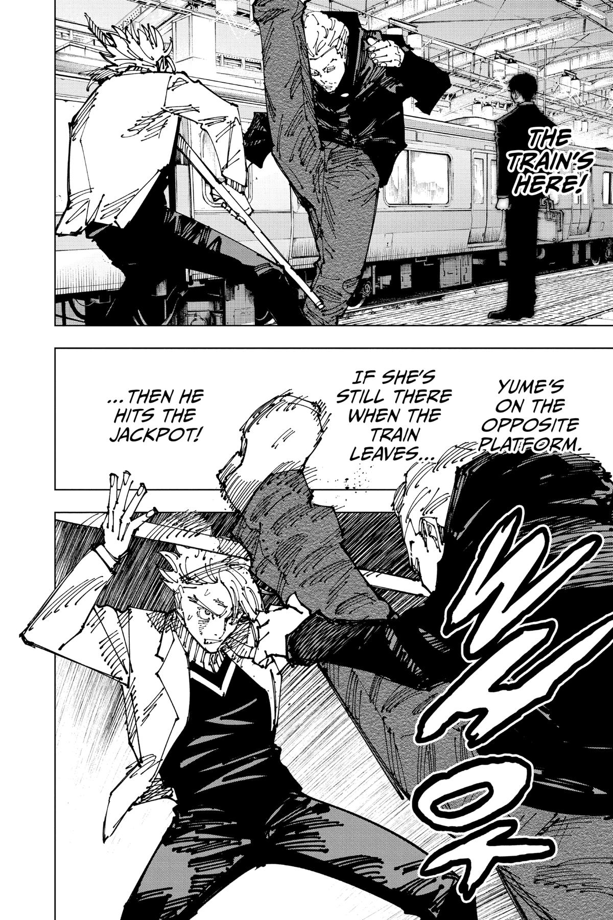 Jujutsu Kaisen Manga Chapter 183 page 13 - Tokyo No. 2 Colony, Part 3 scene