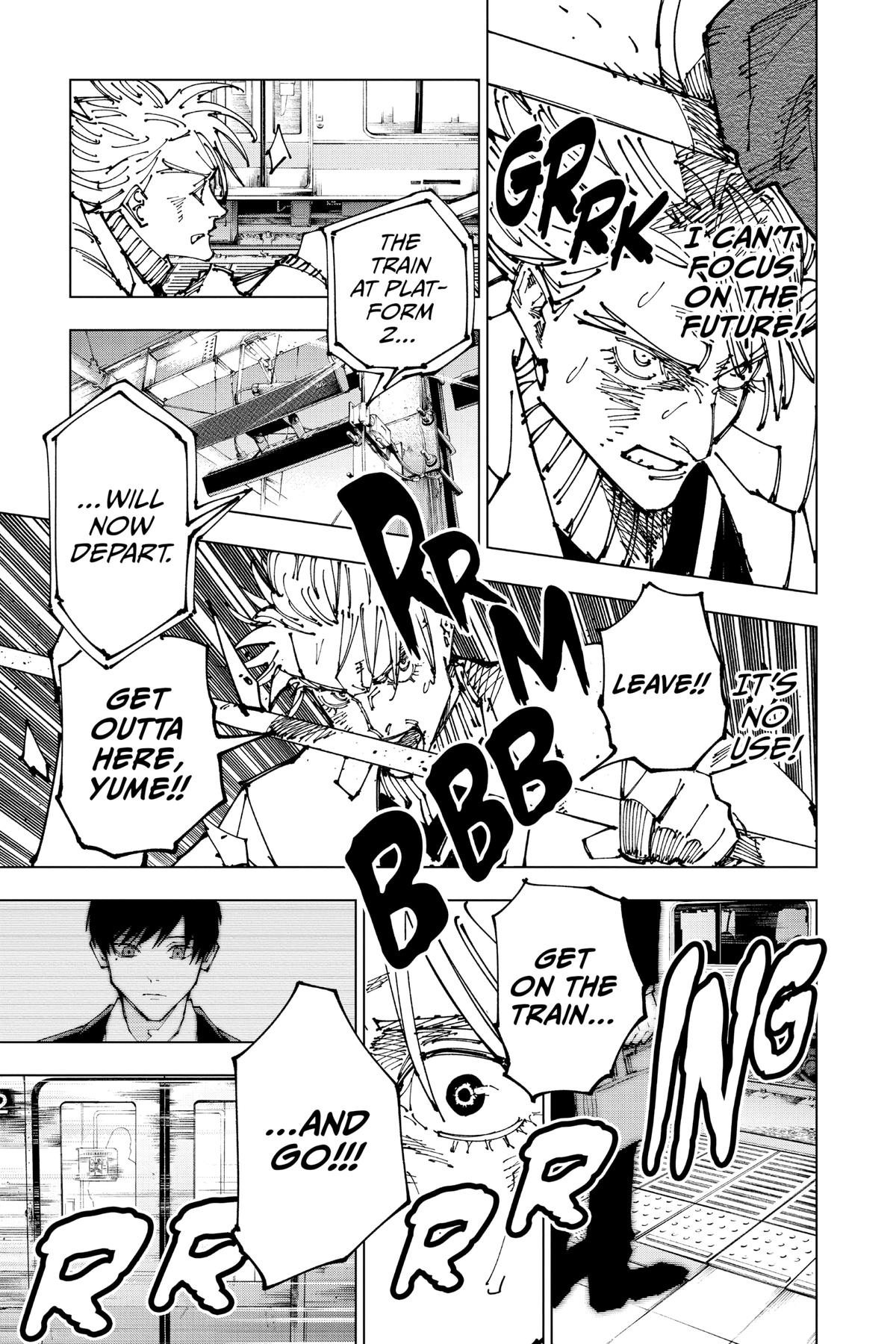 Jujutsu Kaisen Manga Chapter 183 page 14 - Tokyo No. 2 Colony, Part 3 scene