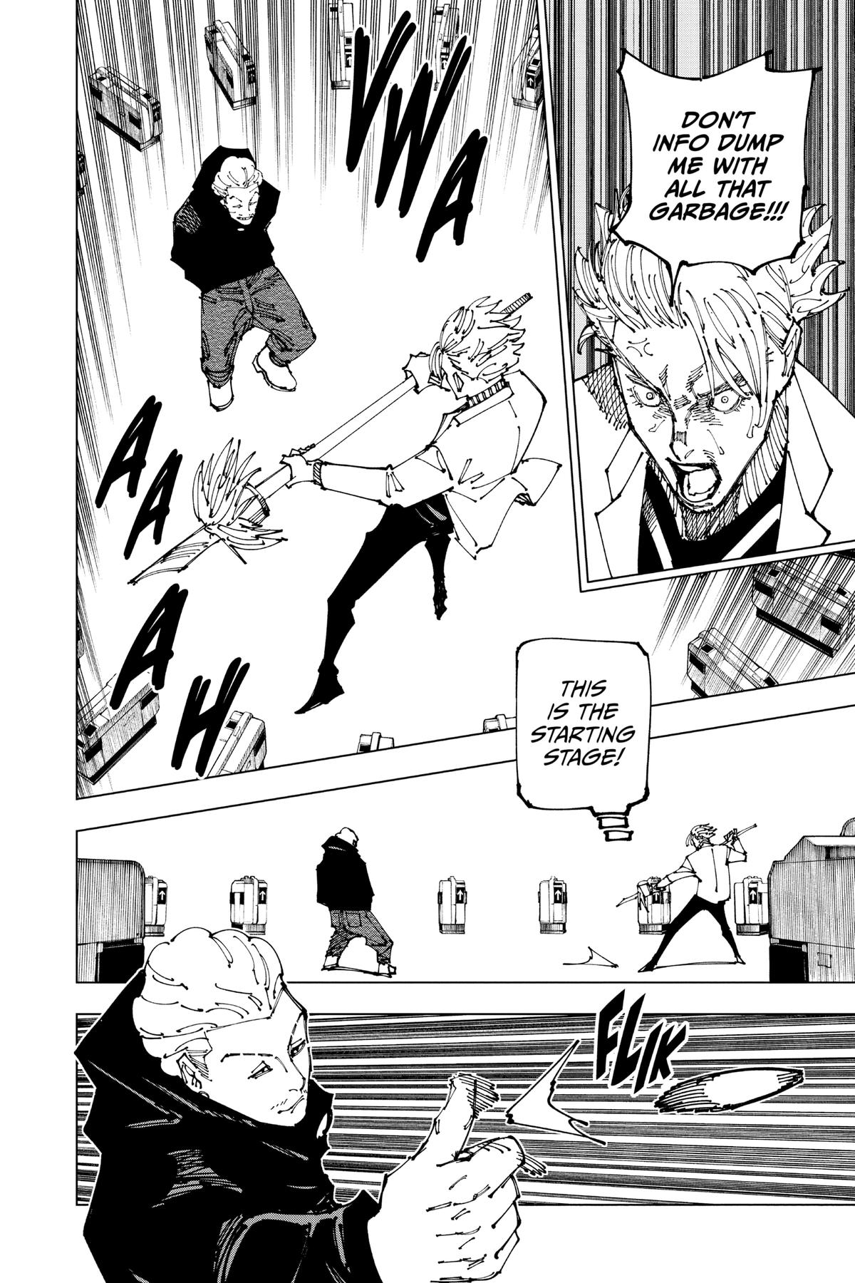 Jujutsu Kaisen Manga Chapter 183 page 3 - Tokyo No. 2 Colony, Part 3 scene