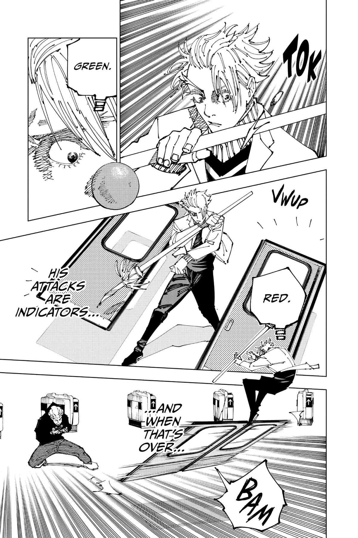 Jujutsu Kaisen Manga Chapter 183 page 4 - Tokyo No. 2 Colony, Part 3 scene