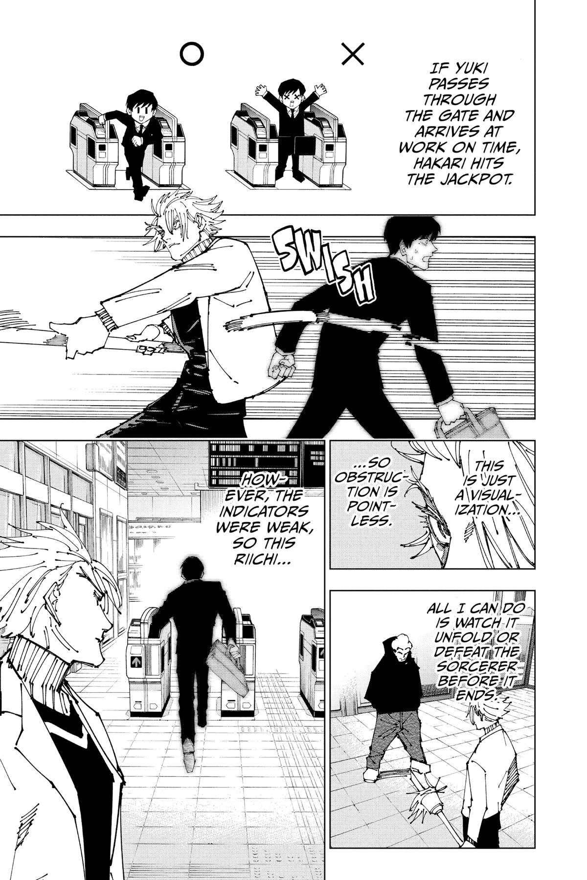 Jujutsu Kaisen Manga Chapter 183 page 6 - Tokyo No. 2 Colony, Part 3 scene