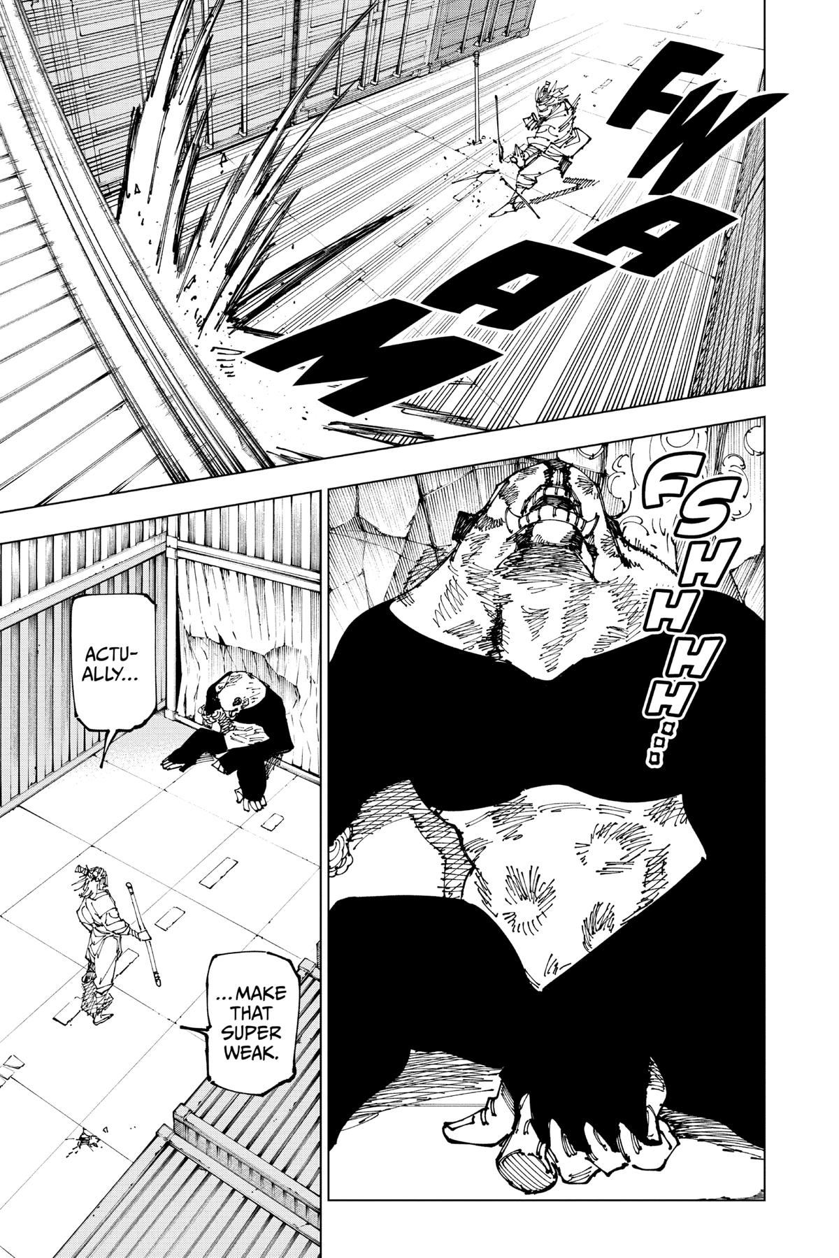 Jujutsu Kaisen Manga Chapter 184 page 13 - Tokyo No. 2 Colony, Part 4 scene