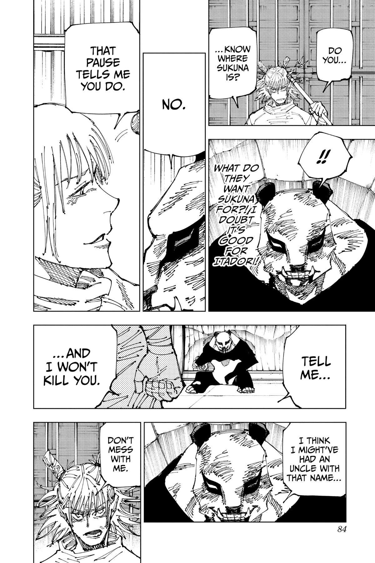 Jujutsu Kaisen Manga Chapter 184 page 14 - Tokyo No. 2 Colony, Part 4 scene