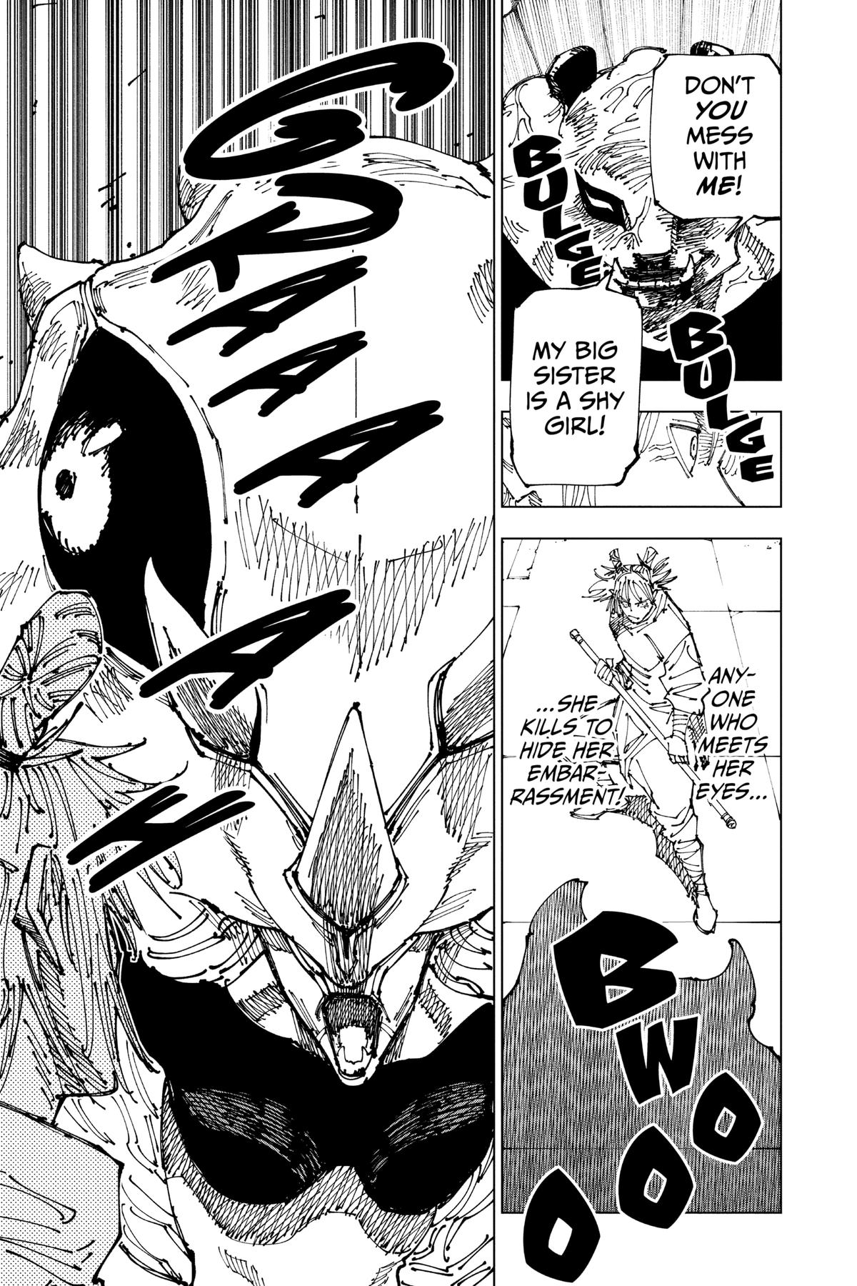 Jujutsu Kaisen Manga Chapter 184 page 15 - Tokyo No. 2 Colony, Part 4 scene