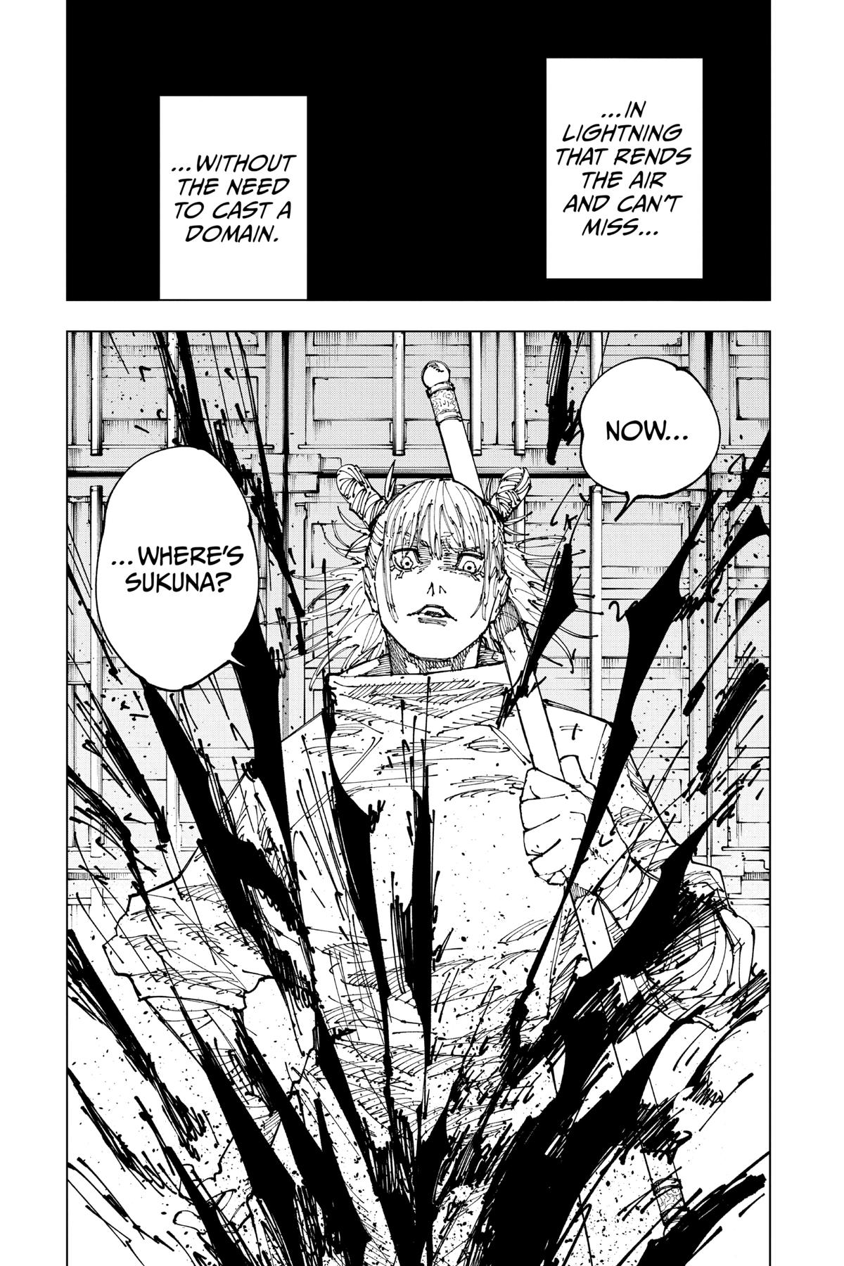 Jujutsu Kaisen Manga Chapter 184 page 18 - Tokyo No. 2 Colony, Part 4 scene