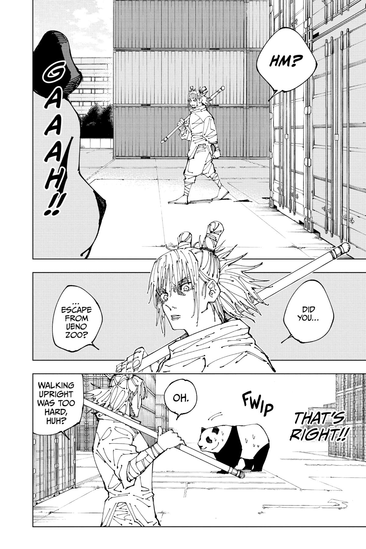 Jujutsu Kaisen Manga Chapter 184 page 4 - Tokyo No. 2 Colony, Part 4 scene