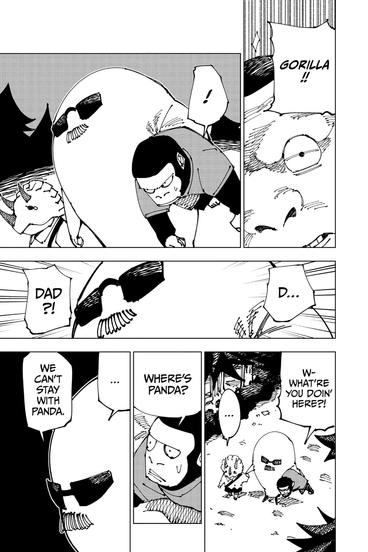 Jujutsu Kaisen Manga Chapter 185 page 11 - Bye-bye scene