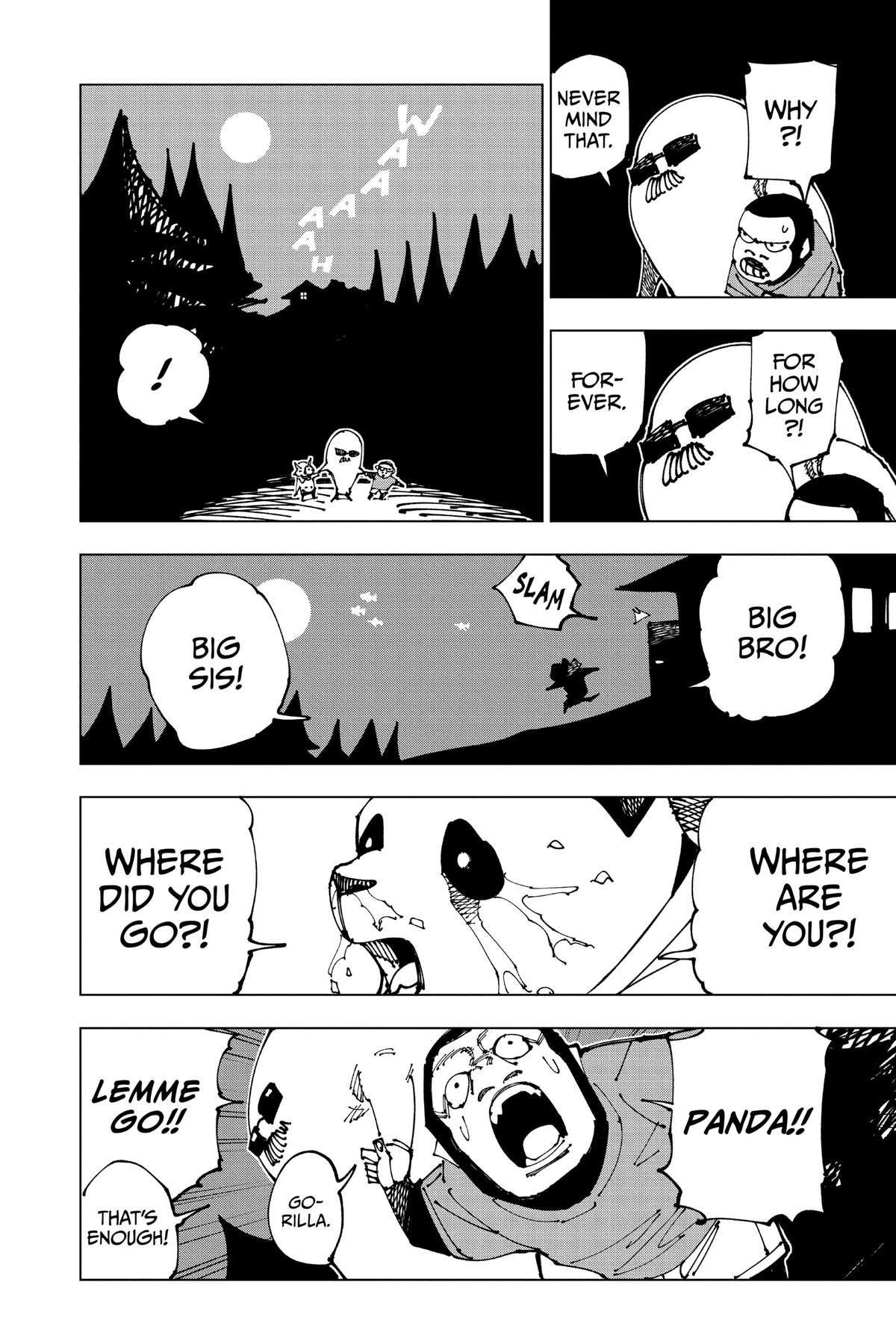 Jujutsu Kaisen Manga Chapter 185 page 12 - Bye-bye scene