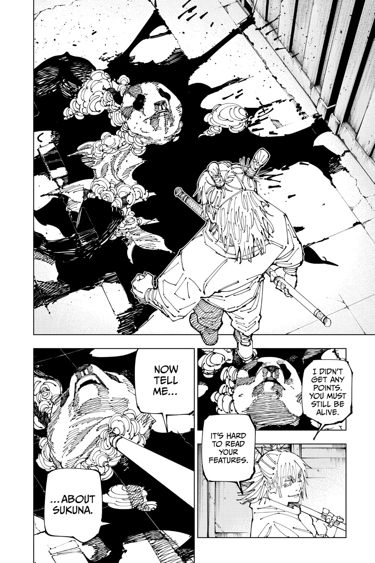 Jujutsu Kaisen Manga Chapter 185 page 15 - Bye-bye scene