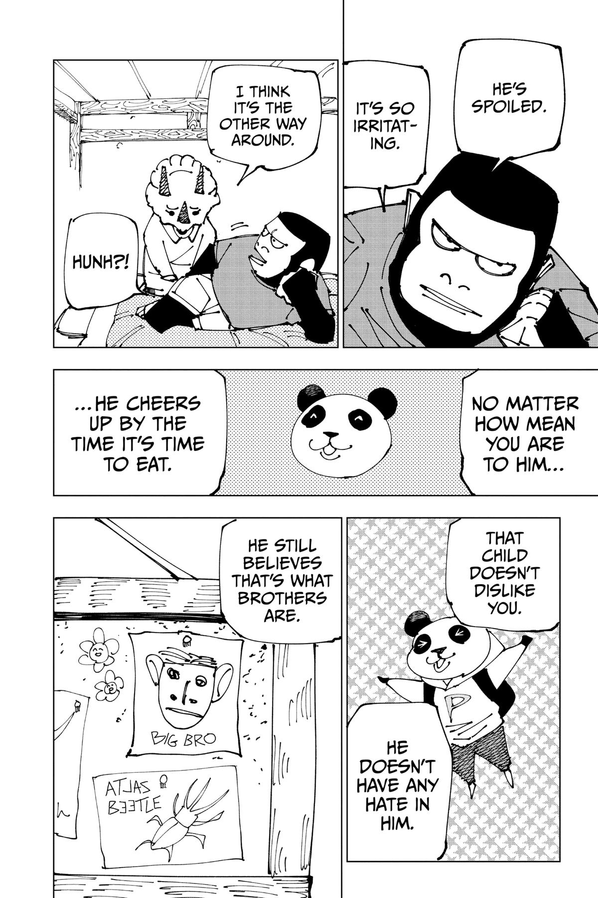 Jujutsu Kaisen Manga Chapter 185 page 8 - Bye-bye scene