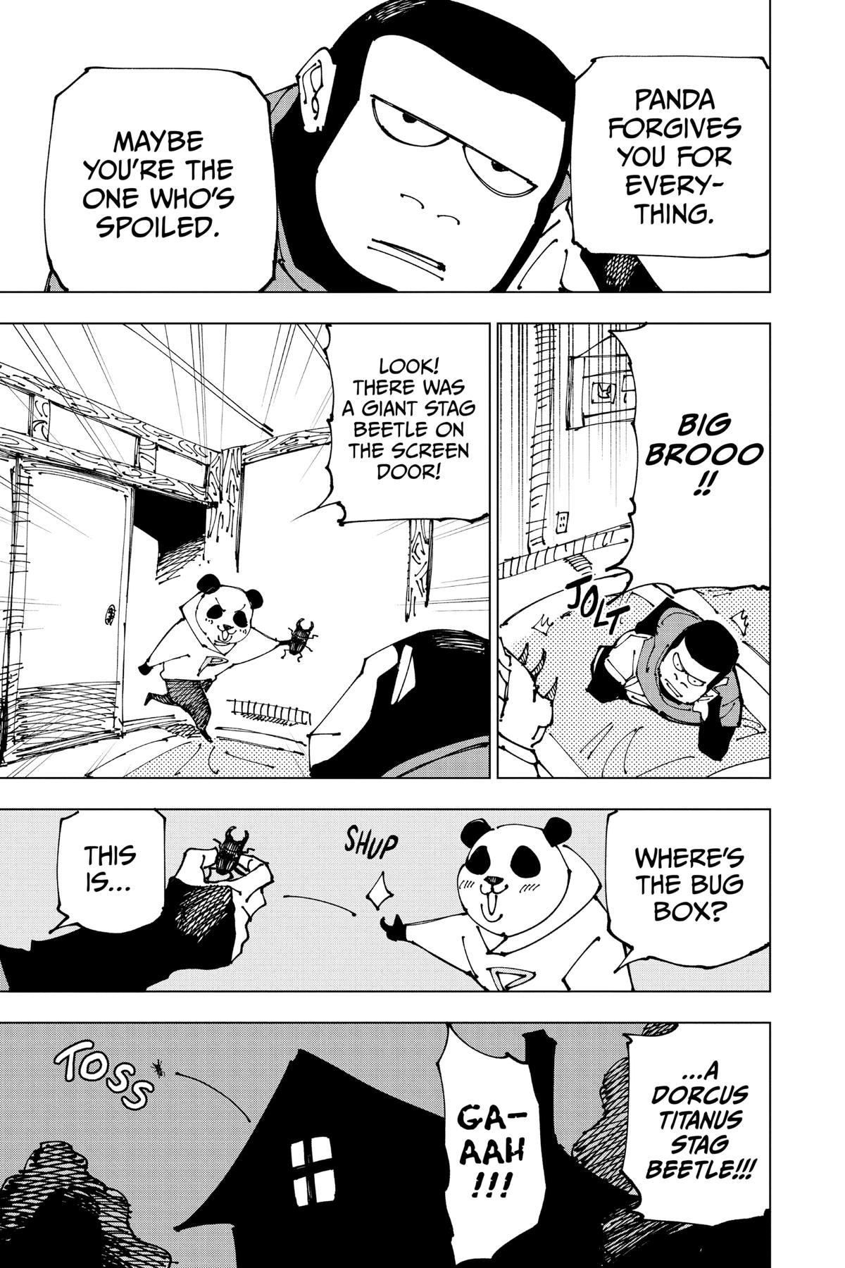 Jujutsu Kaisen Manga Chapter 185 page 9 - Bye-bye scene