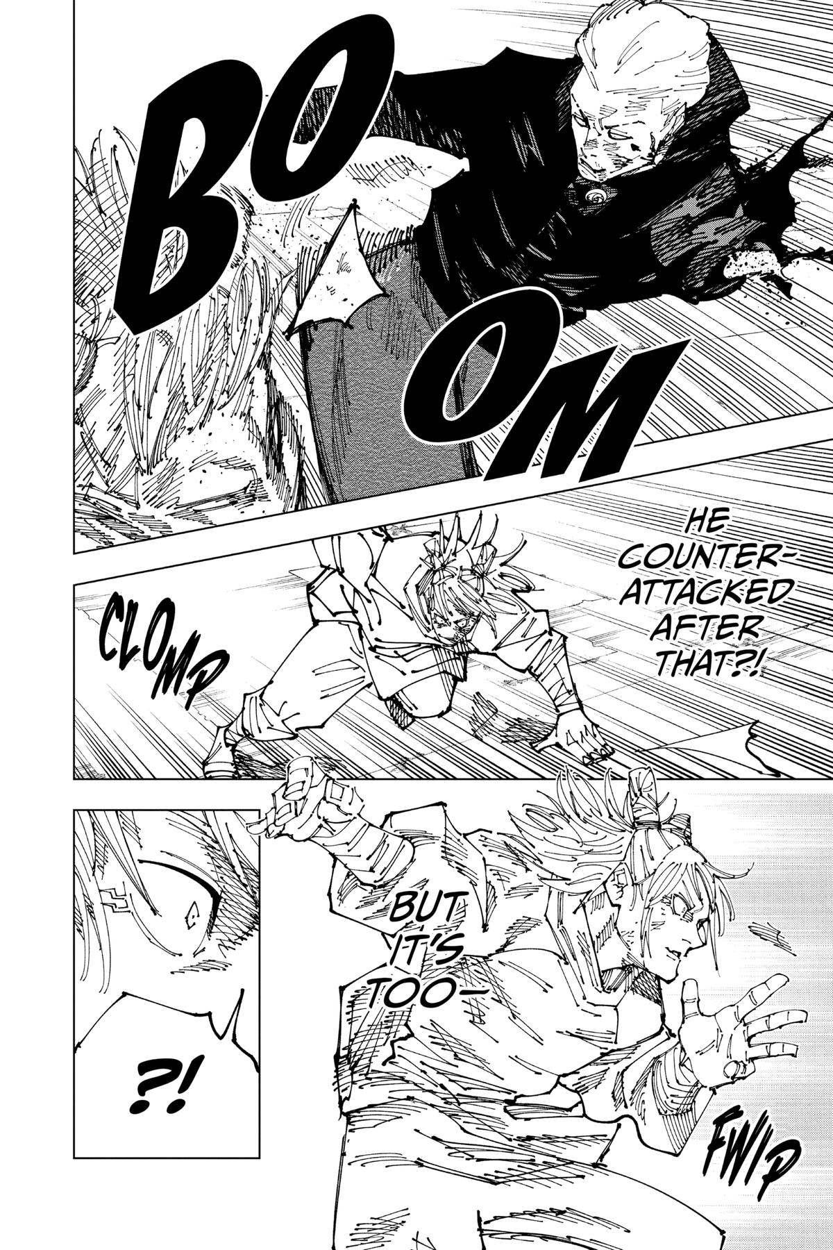 Jujutsu Kaisen Manga Chapter 186 page 14 - Tokyo No. 2 Colony, Part 5 scene