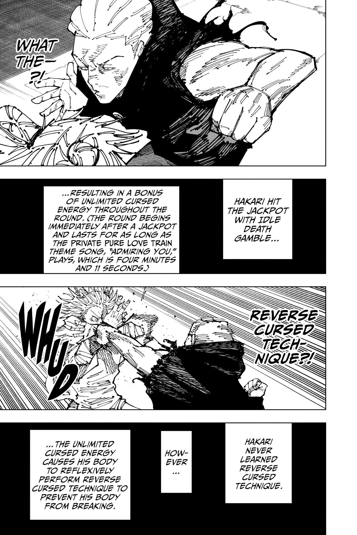 Jujutsu Kaisen Manga Chapter 186 page 15 - Tokyo No. 2 Colony, Part 5 scene