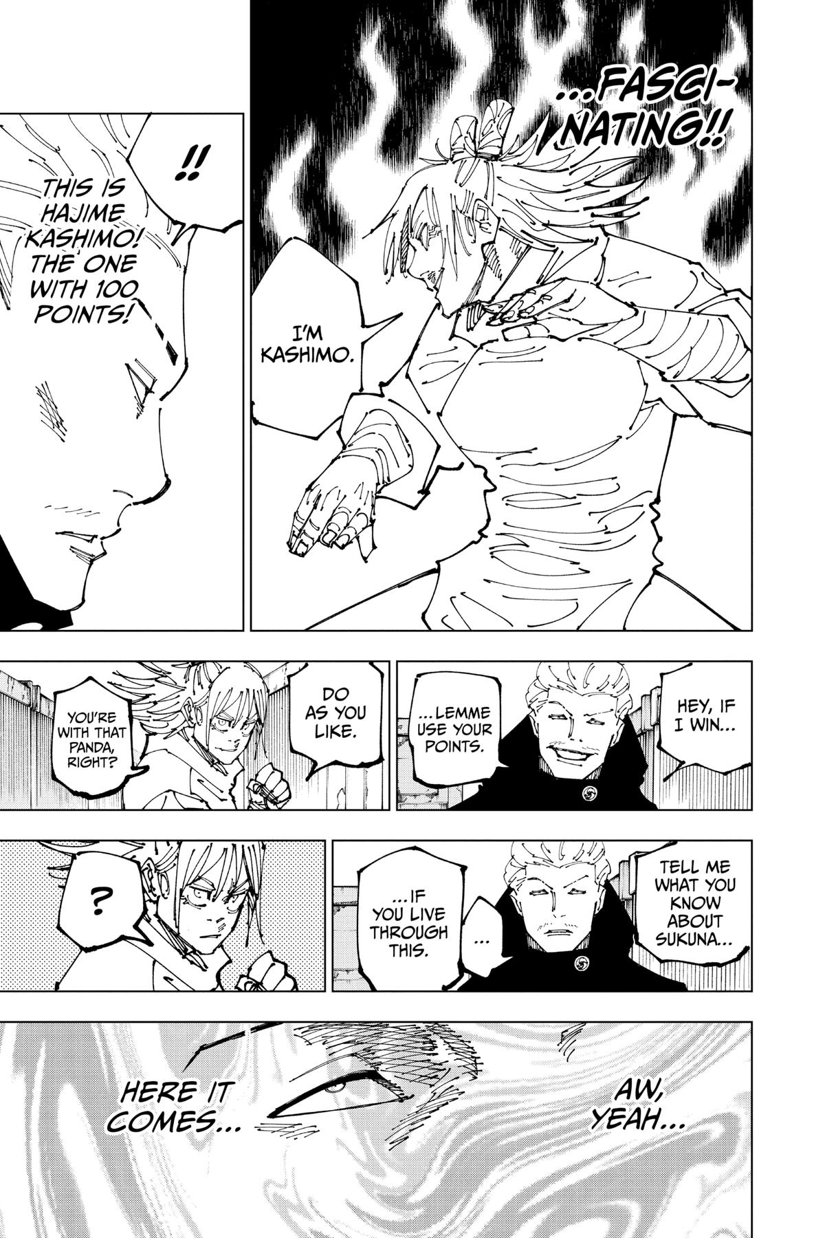 Jujutsu Kaisen Manga Chapter 186 page 6 - Tokyo No. 2 Colony, Part 5 scene