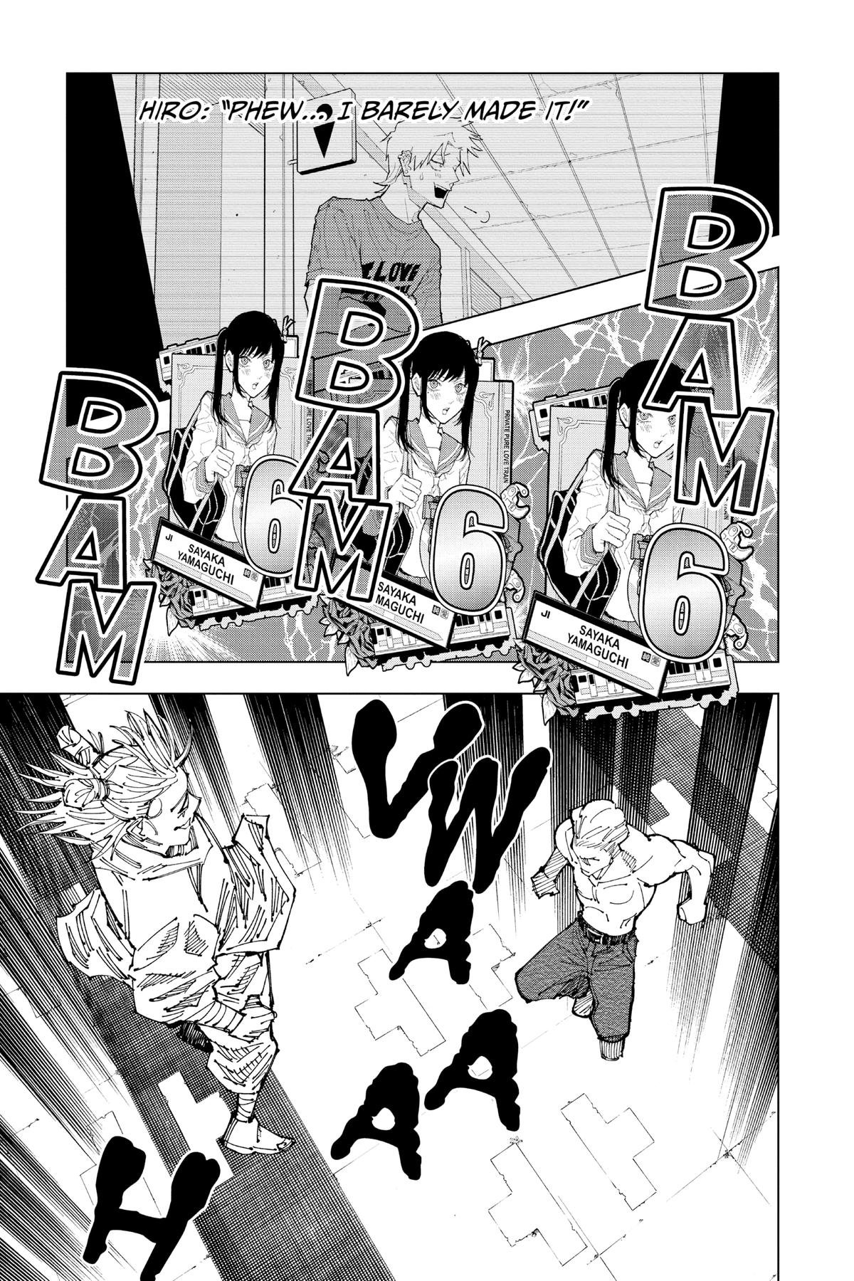 Jujutsu Kaisen Manga Chapter 187 page 10 - Tokyo No. 2 Colony, Part 6 scene