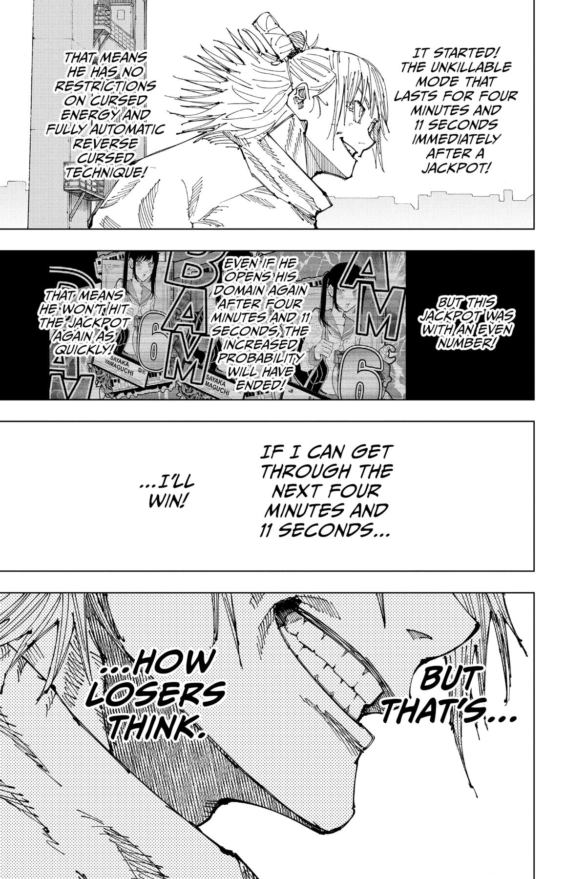 Jujutsu Kaisen Manga Chapter 187 page 12 - Tokyo No. 2 Colony, Part 6 scene